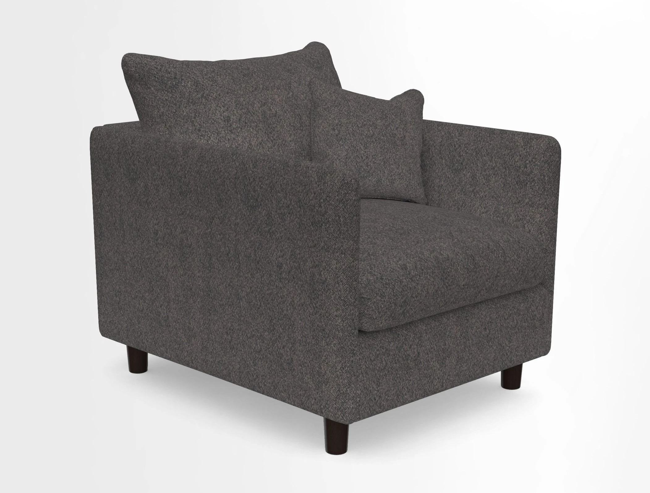 Madehurst Chair in Two Tone Plain Biscuit. Loose cover option available