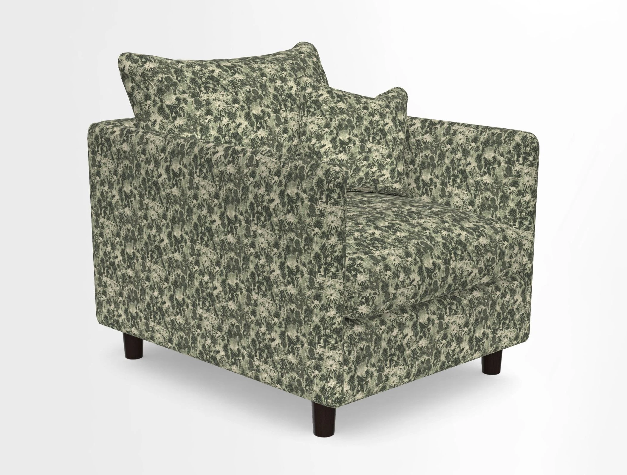 Madehurst Chair in Two Tone Plain Biscuit. Loose cover option available