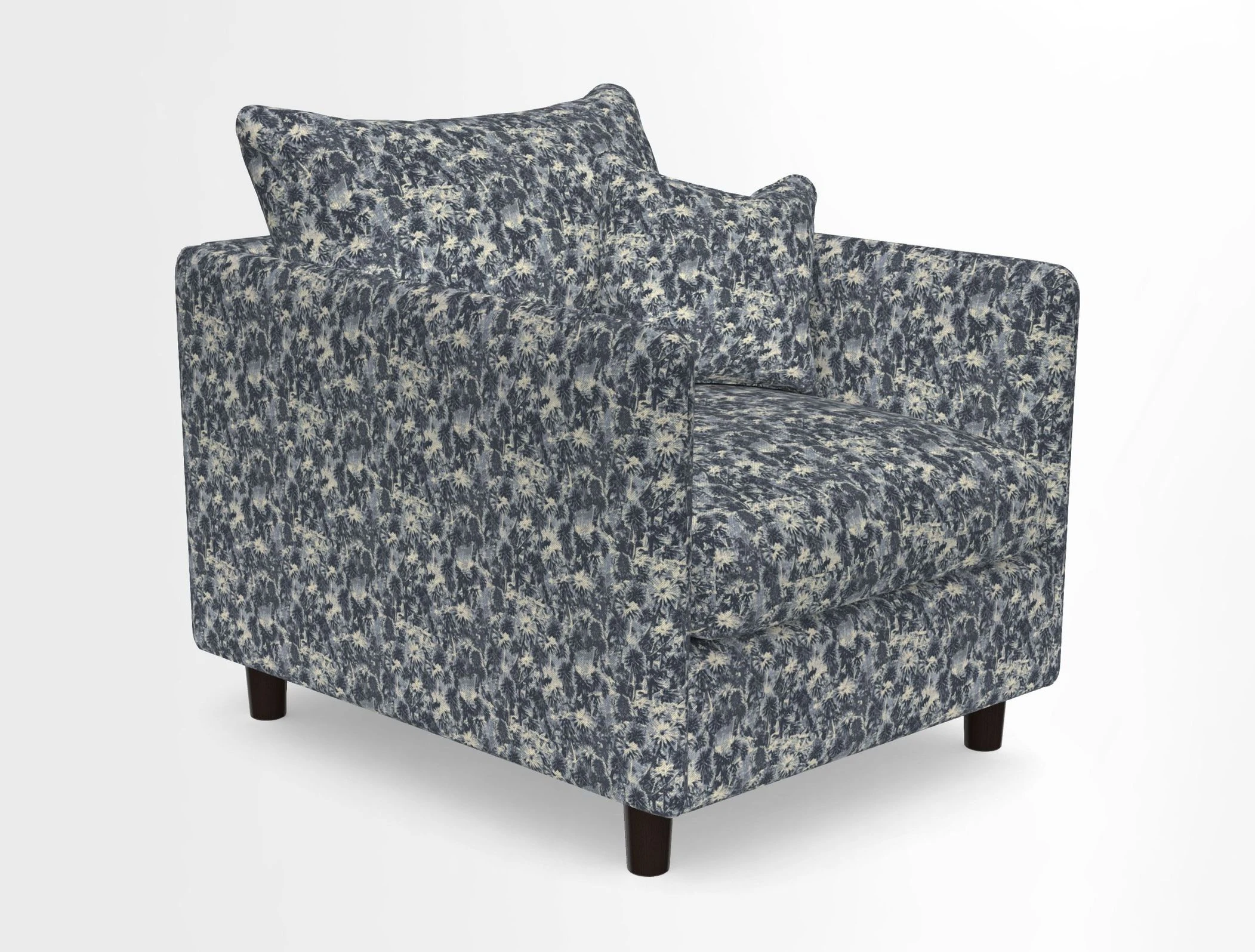 Madehurst Chair in Two Tone Plain Biscuit. Loose cover option available