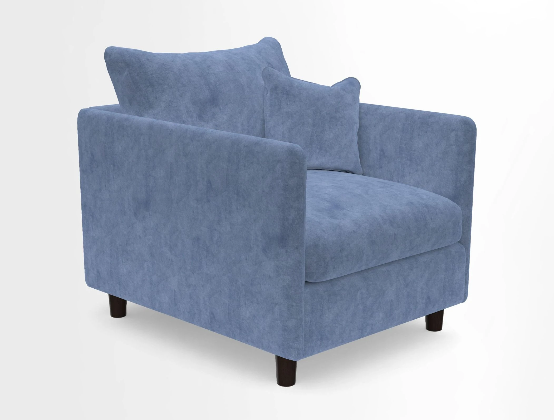 Madehurst Chair in Two Tone Plain Biscuit. Loose cover option available