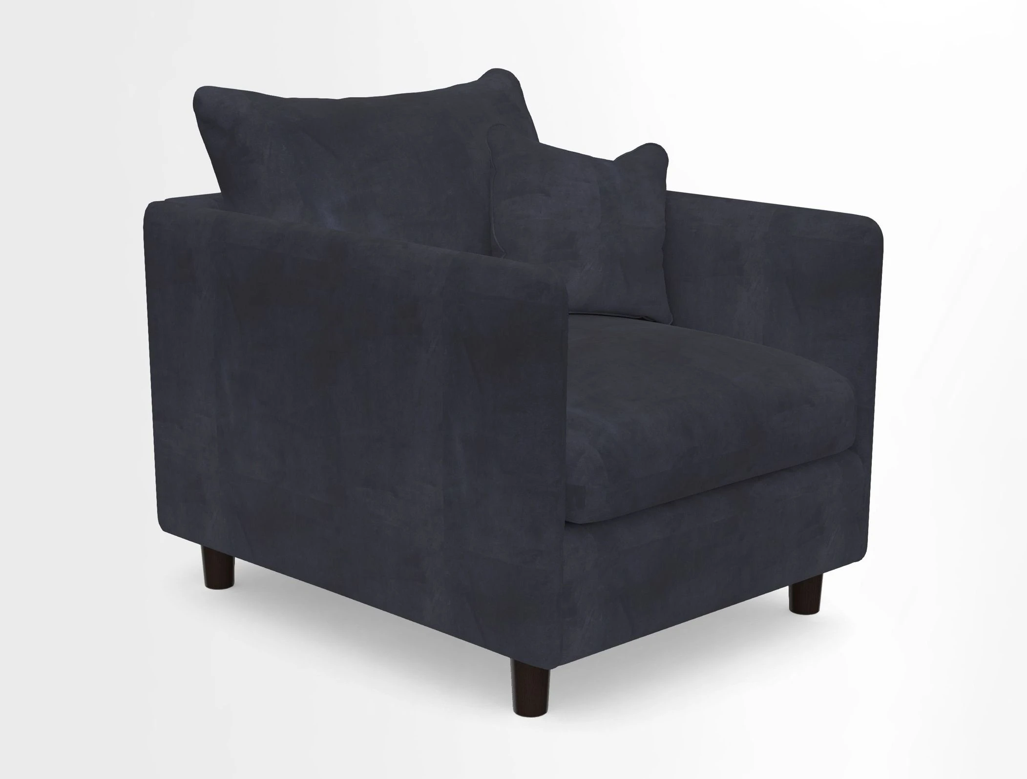 Madehurst Chair in Two Tone Plain Biscuit. Loose cover option available