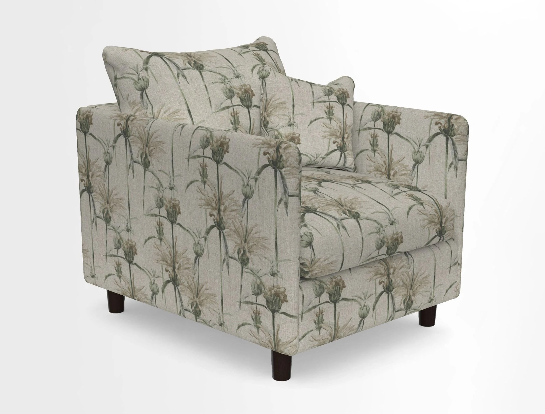 Madehurst Chair in Two Tone Plain Biscuit. Loose cover option available