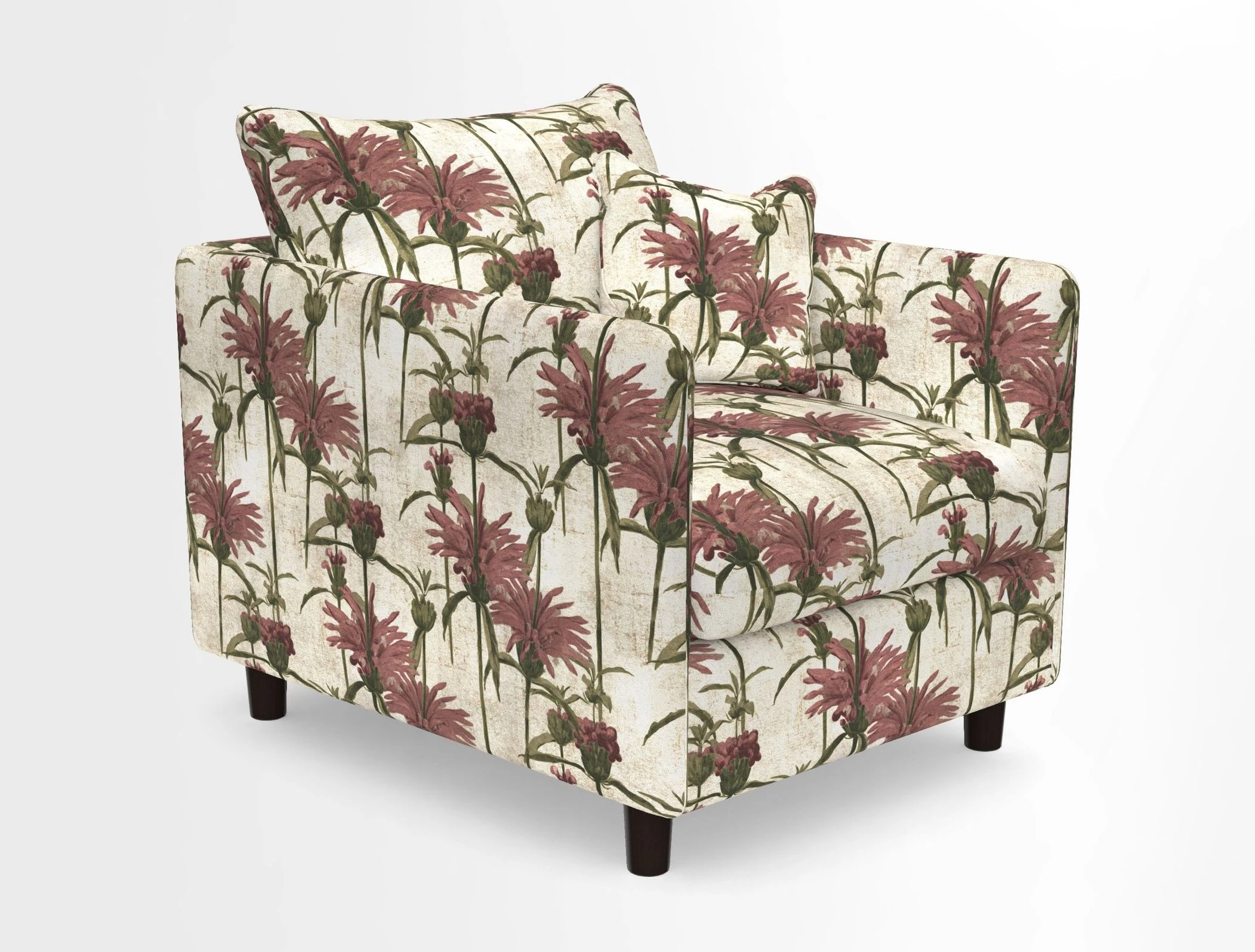 Madehurst Chair in Two Tone Plain Biscuit. Loose cover option available