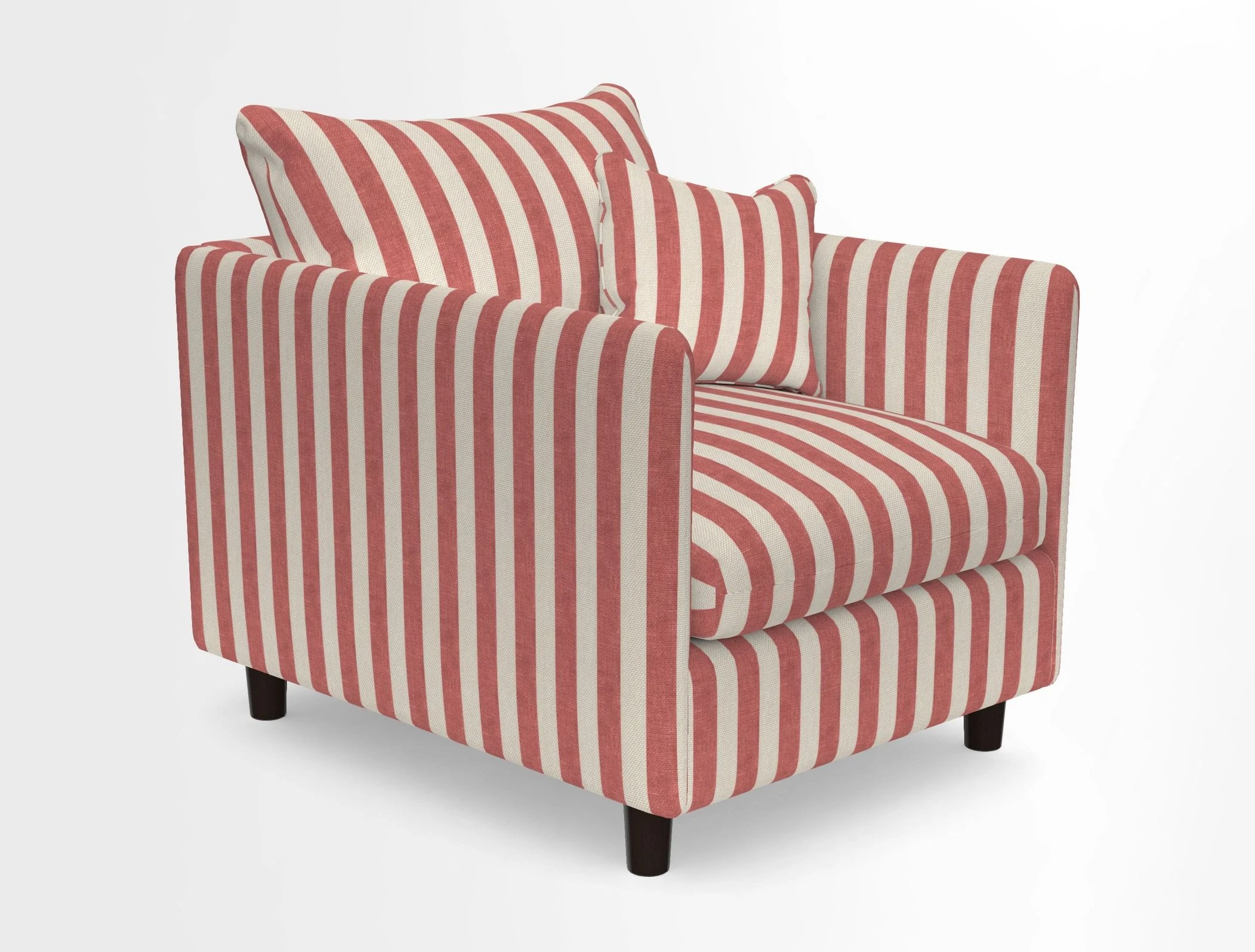 Madehurst Chair in Two Tone Plain Biscuit. Loose cover option available