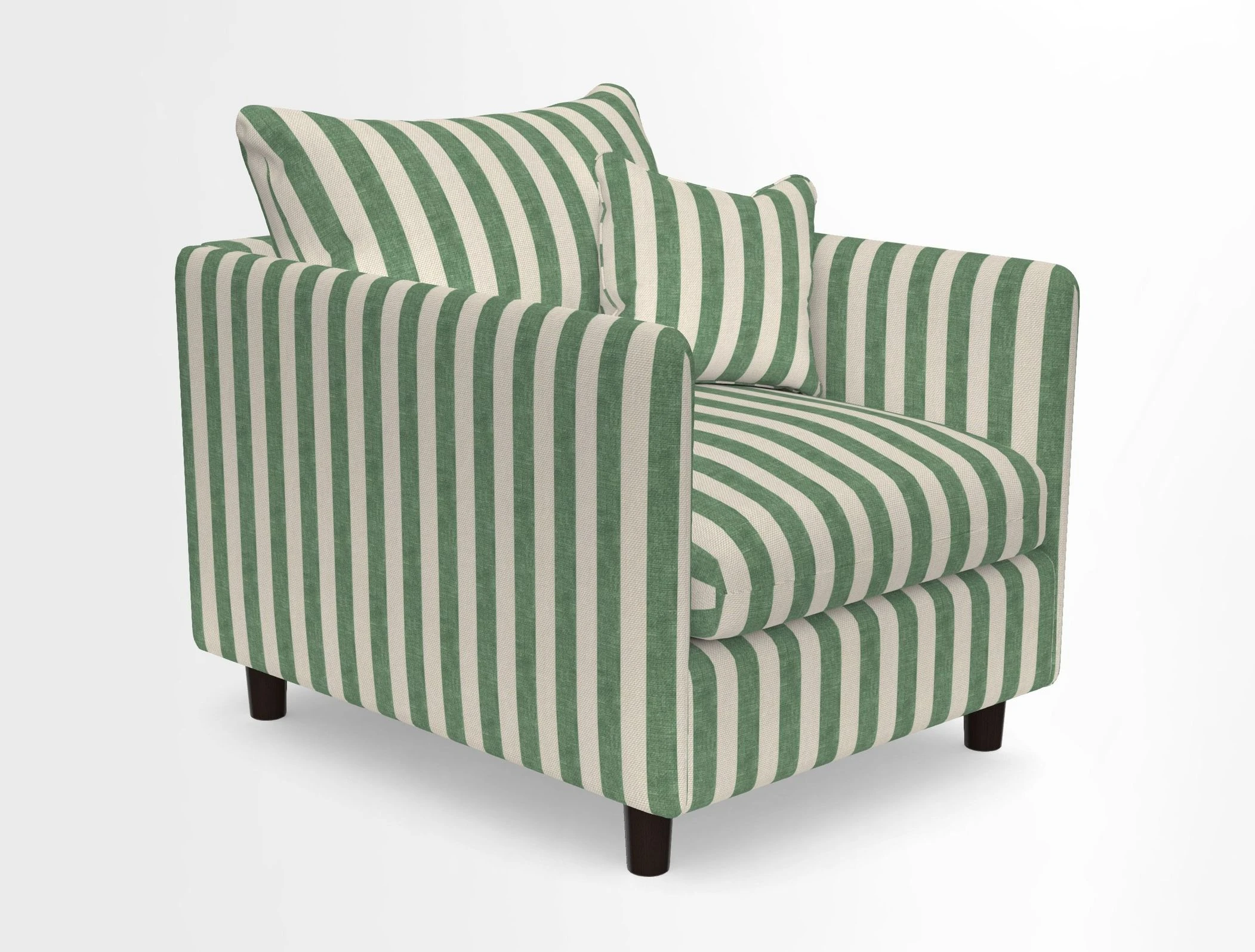 Madehurst Chair in Two Tone Plain Biscuit. Loose cover option available