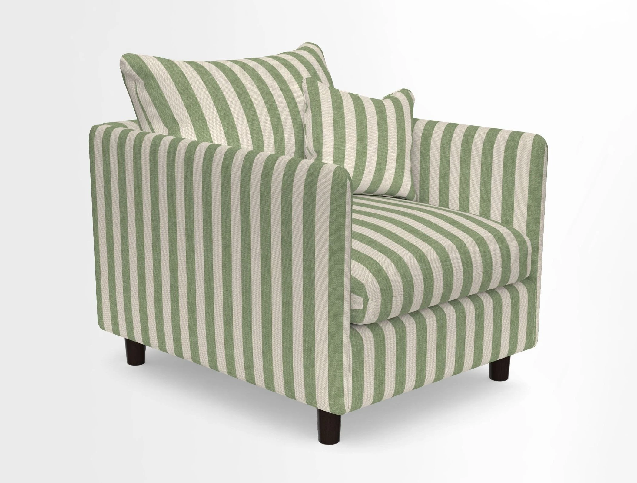 Madehurst Chair in Two Tone Plain Biscuit. Loose cover option available