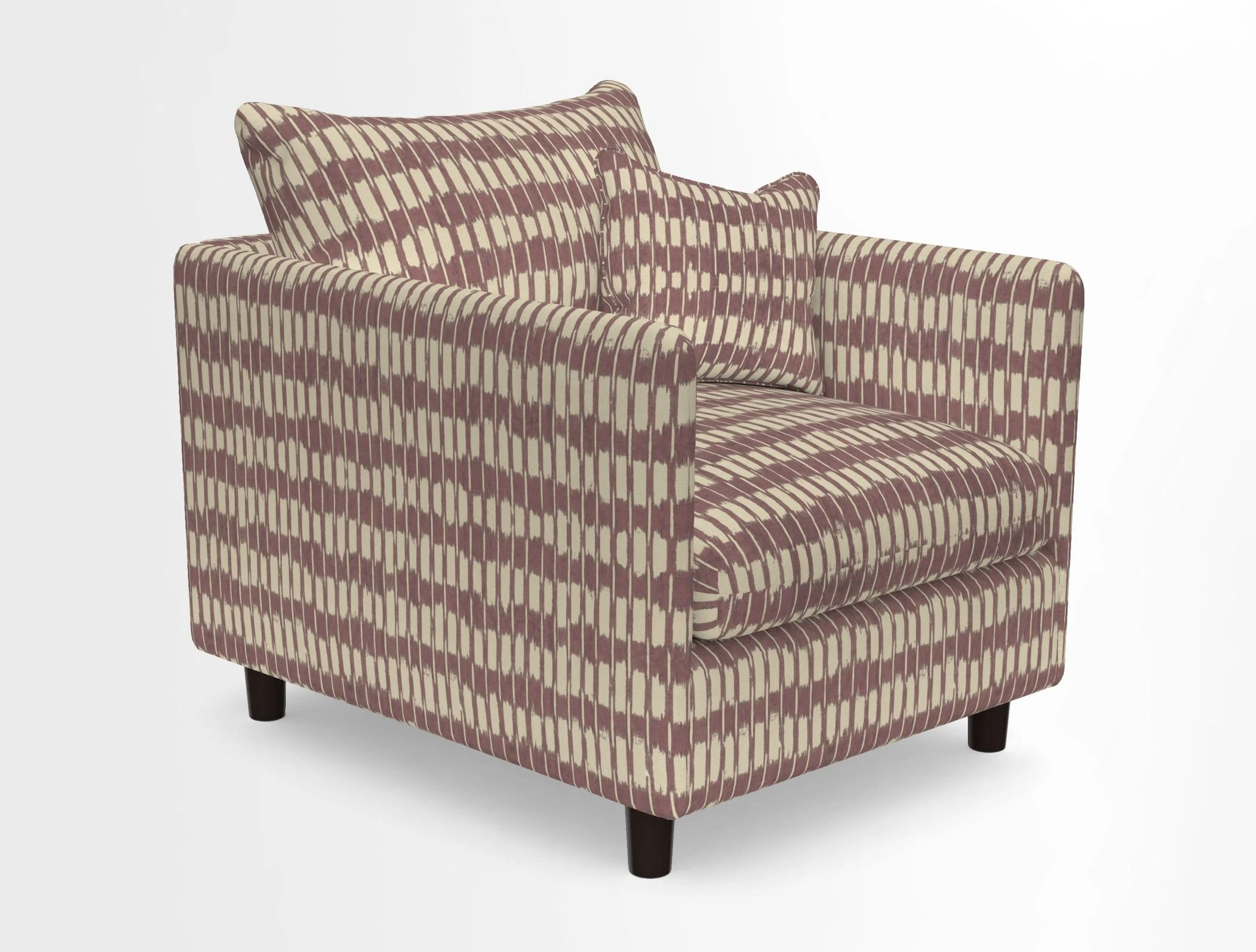 Madehurst Chair in Two Tone Plain Biscuit. Loose cover option available