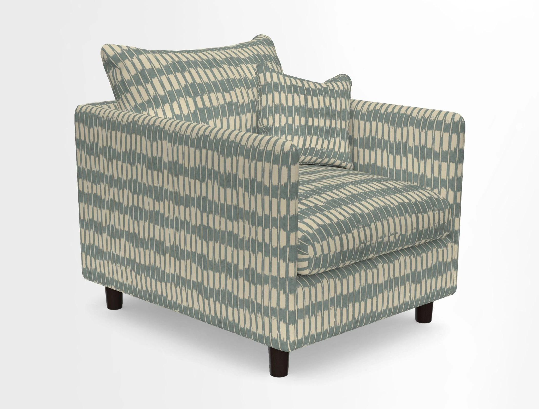 Madehurst Chair in Two Tone Plain Biscuit. Loose cover option available