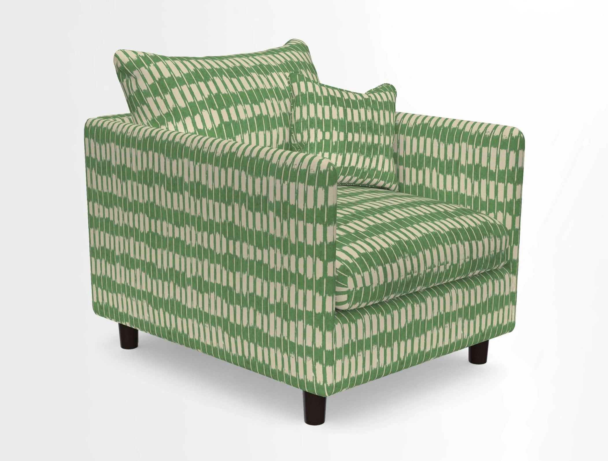 Madehurst Chair in Two Tone Plain Biscuit. Loose cover option available