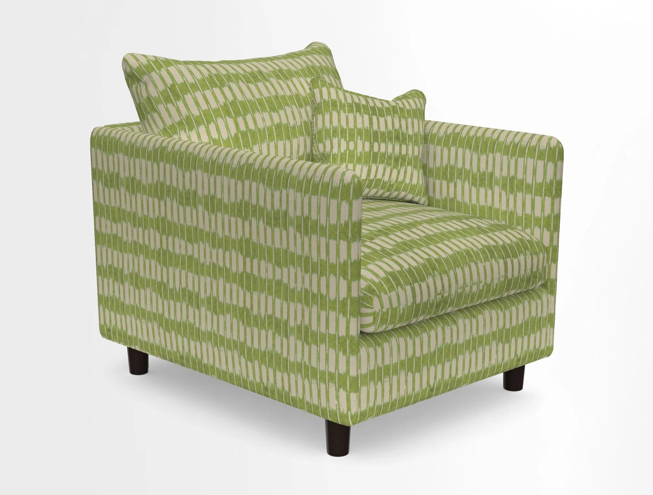 Madehurst Chair in Two Tone Plain Biscuit. Loose cover option available