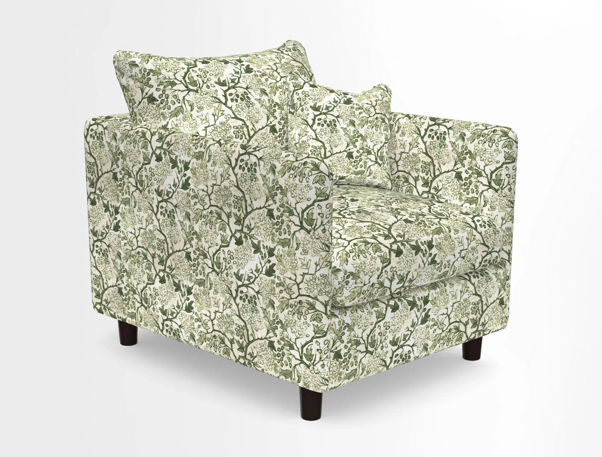 Madehurst Chair in Two Tone Plain Biscuit. Loose cover option available