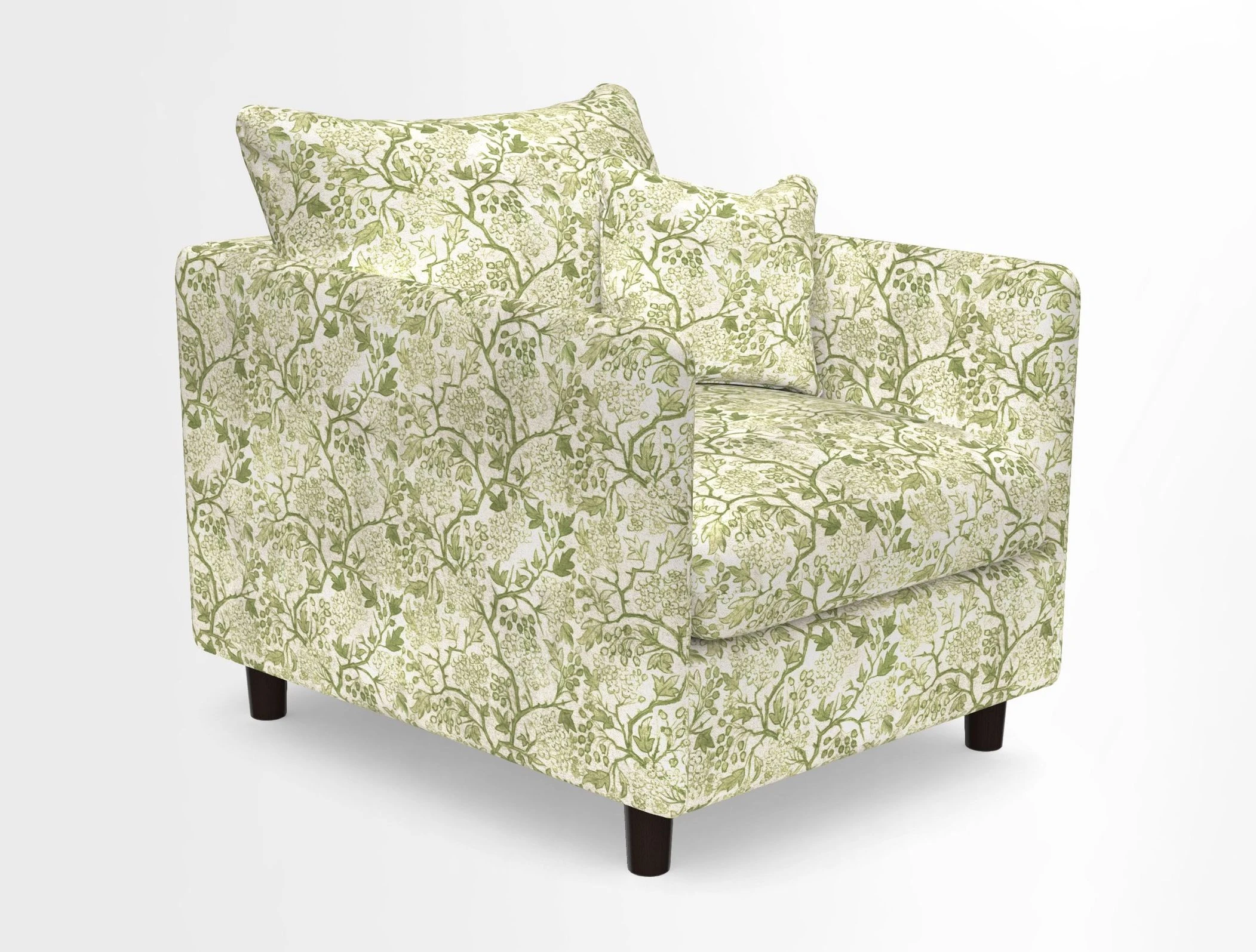 Madehurst Chair in Two Tone Plain Biscuit. Loose cover option available