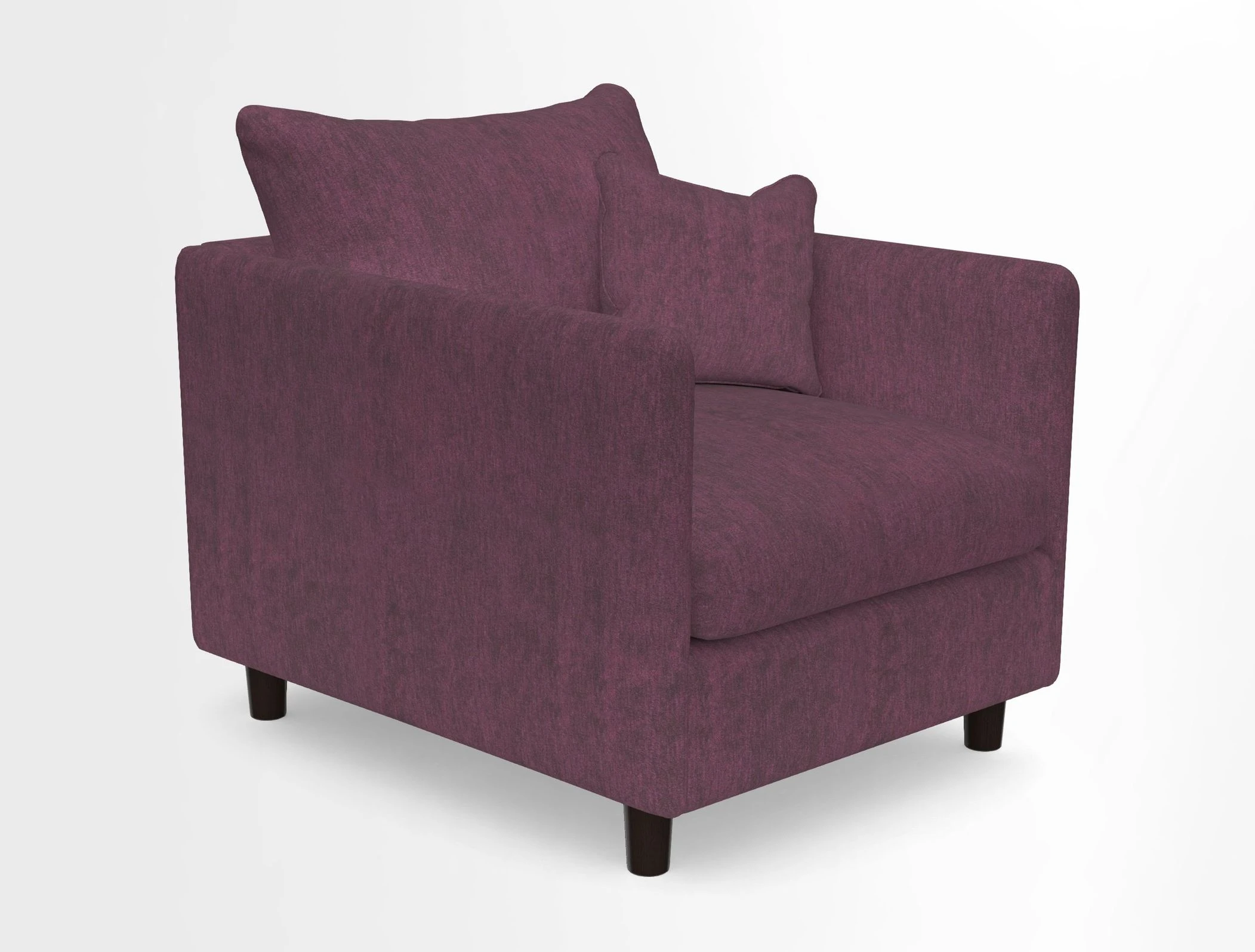 Madehurst Chair in Two Tone Plain Biscuit. Loose cover option available