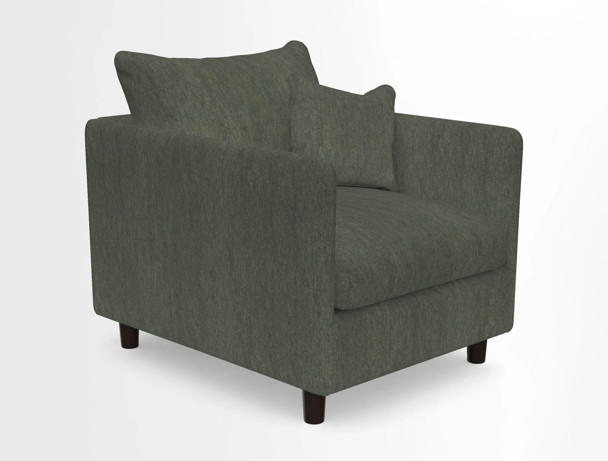 Madehurst Chair in Two Tone Plain Biscuit. Loose cover option available