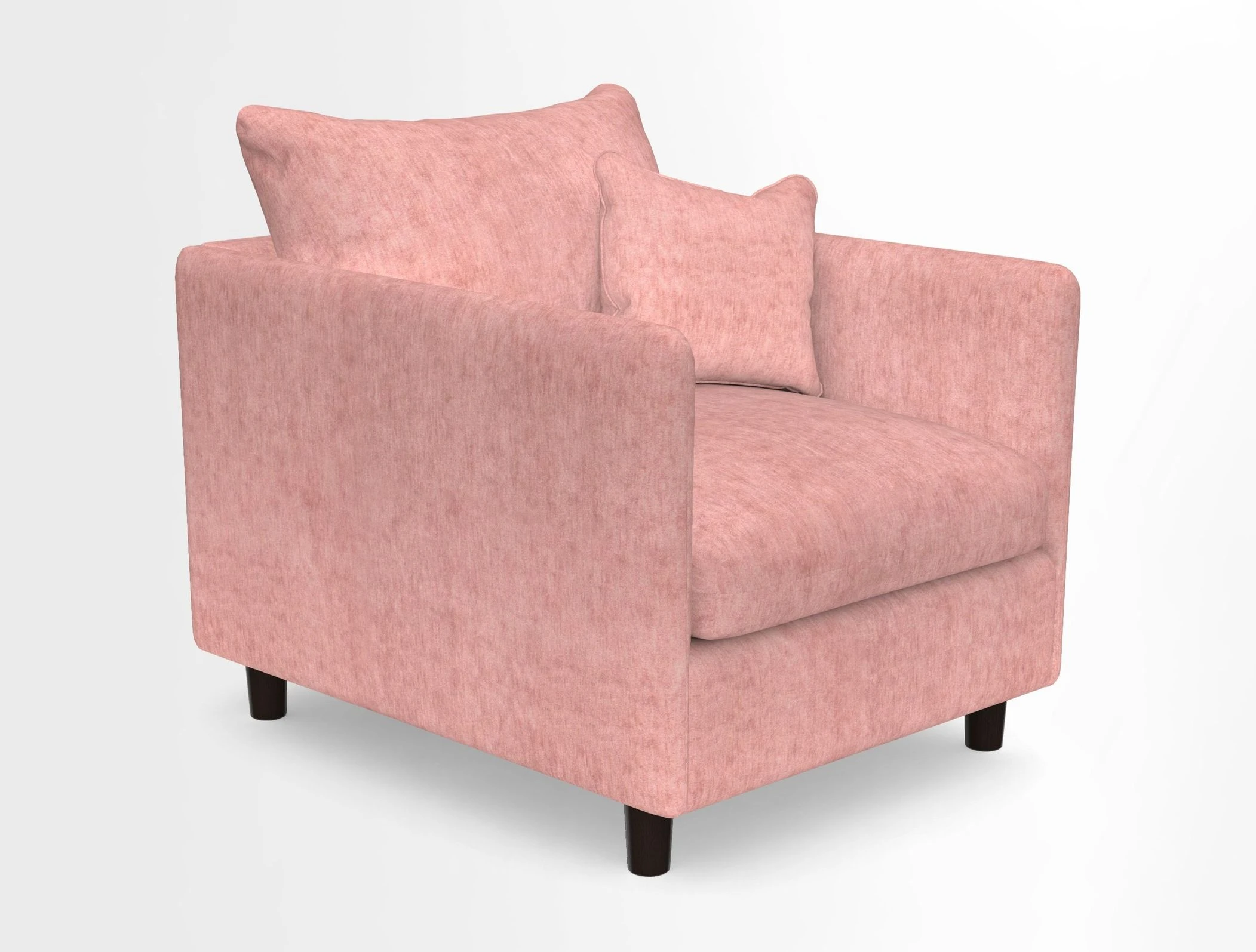 Madehurst Chair in Two Tone Plain Biscuit. Loose cover option available