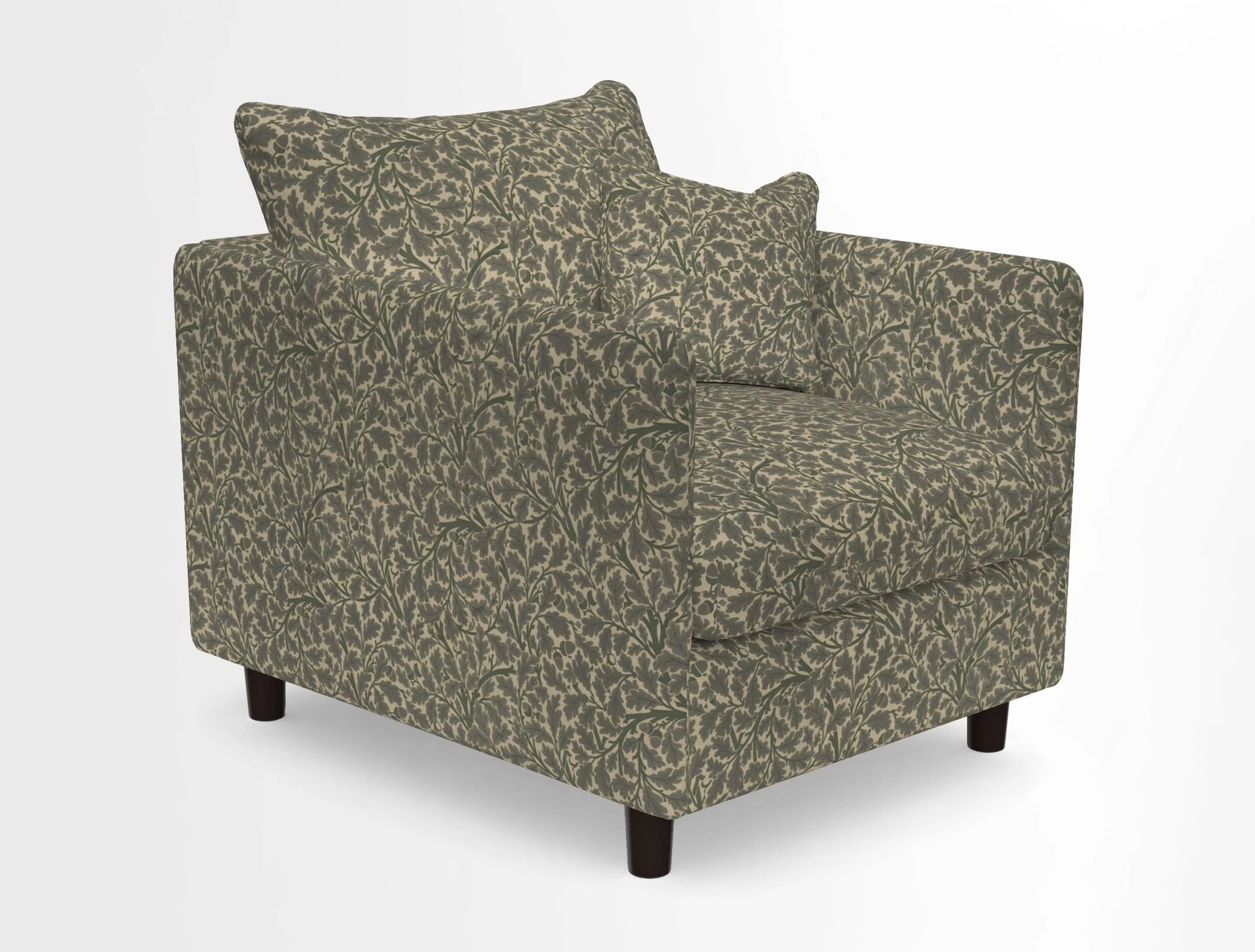 Madehurst Chair in Two Tone Plain Biscuit. Loose cover option available