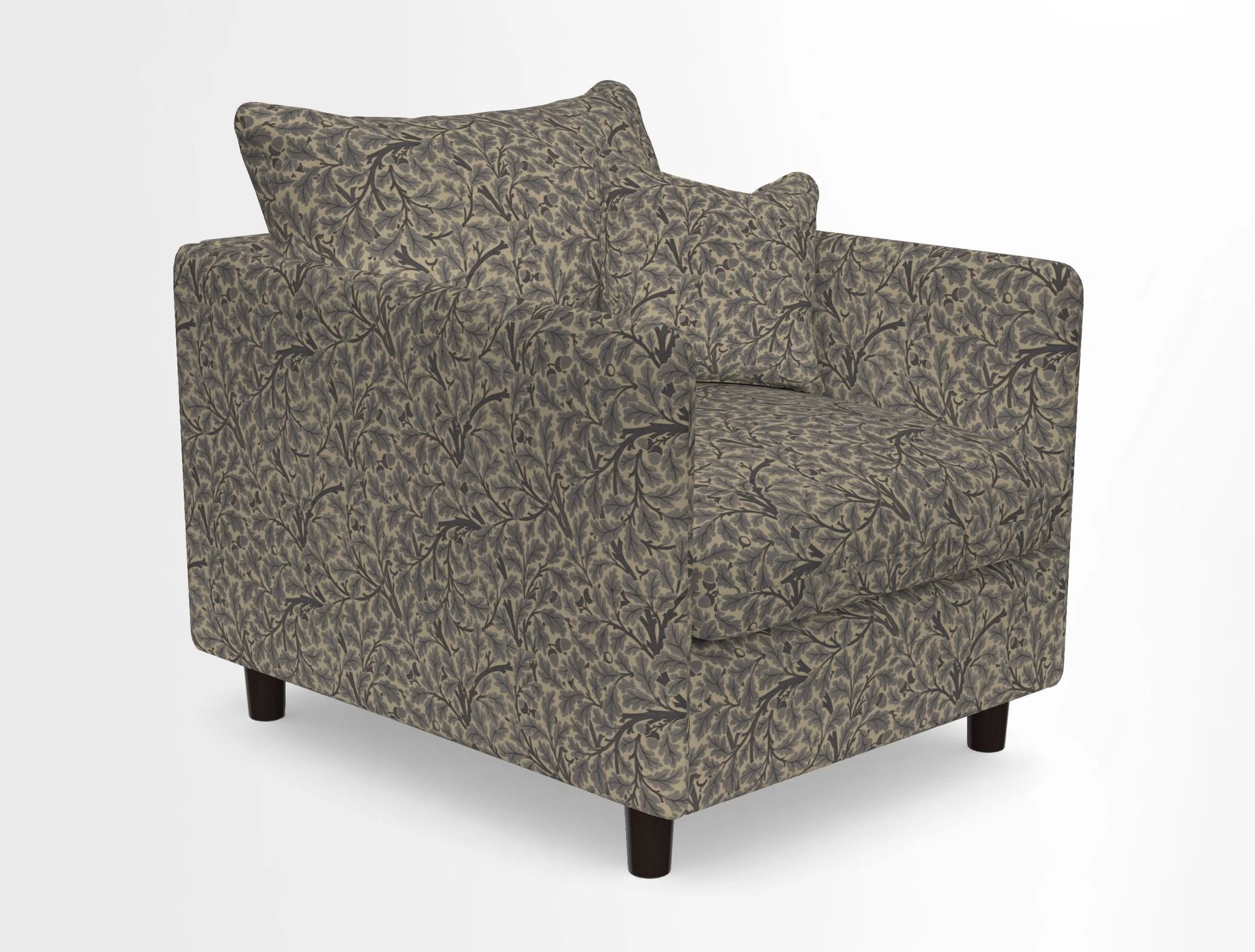 Madehurst Chair in Two Tone Plain Biscuit. Loose cover option available