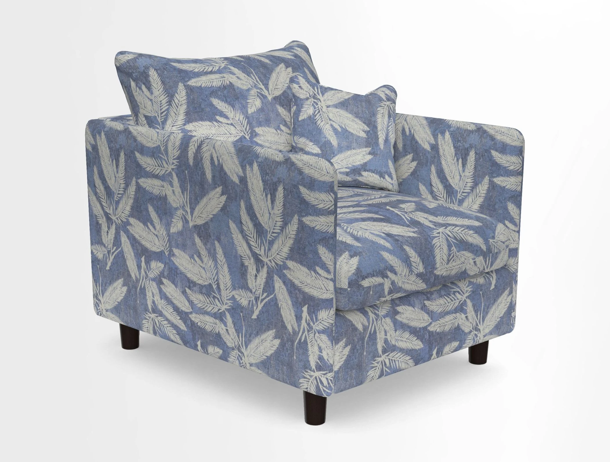 Madehurst Chair in Two Tone Plain Biscuit. Loose cover option available