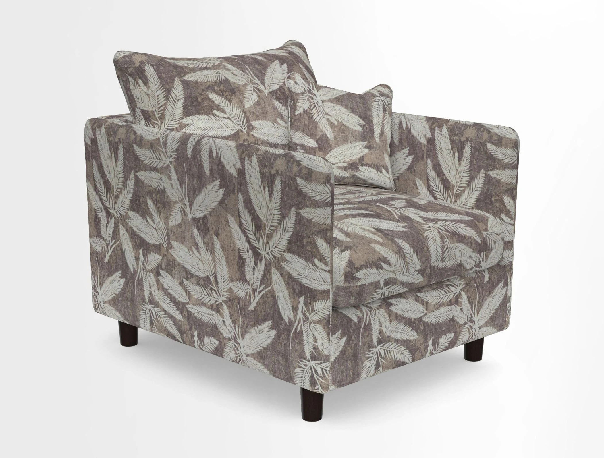 Madehurst Chair in Two Tone Plain Biscuit. Loose cover option available