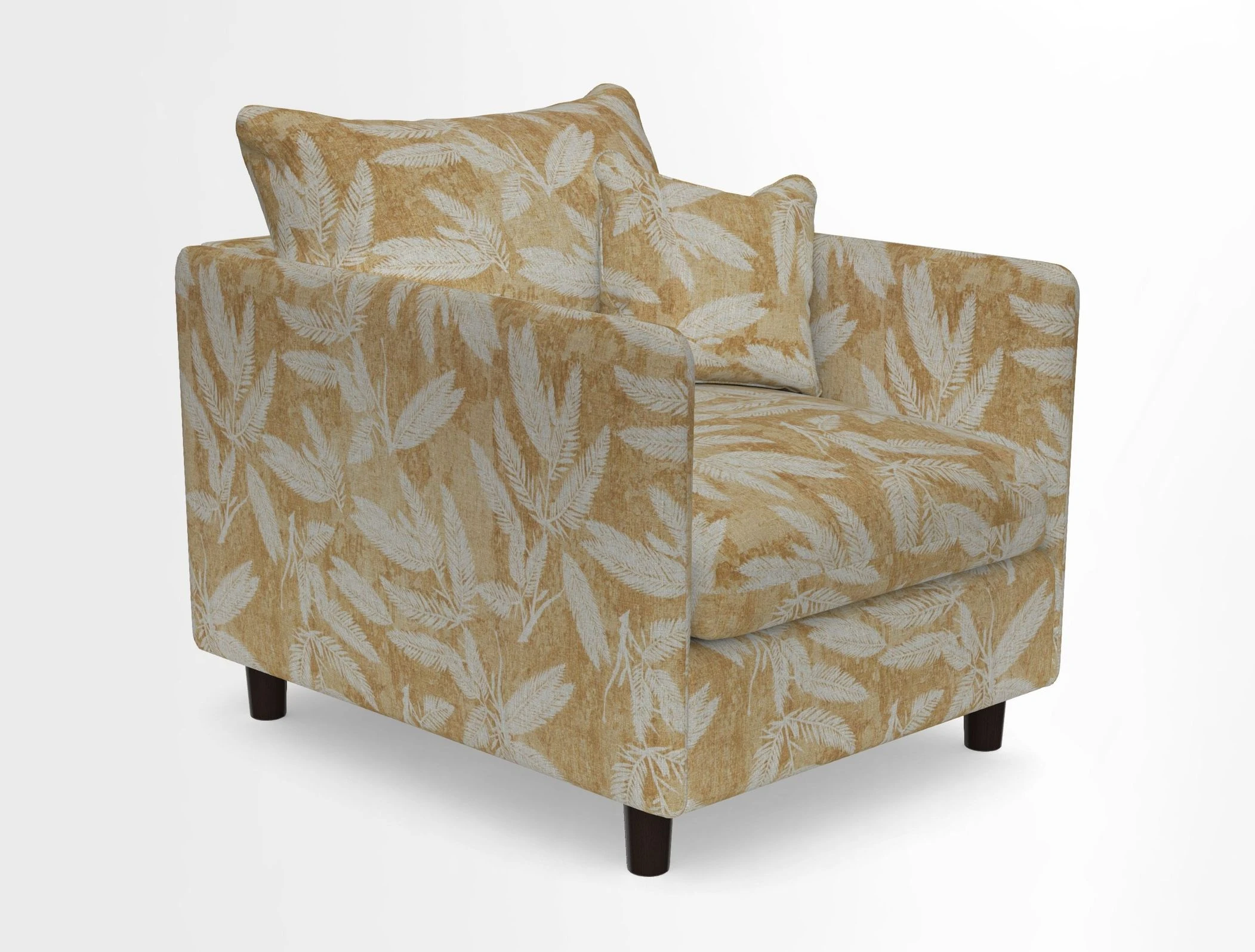 Madehurst Chair in Two Tone Plain Biscuit. Loose cover option available