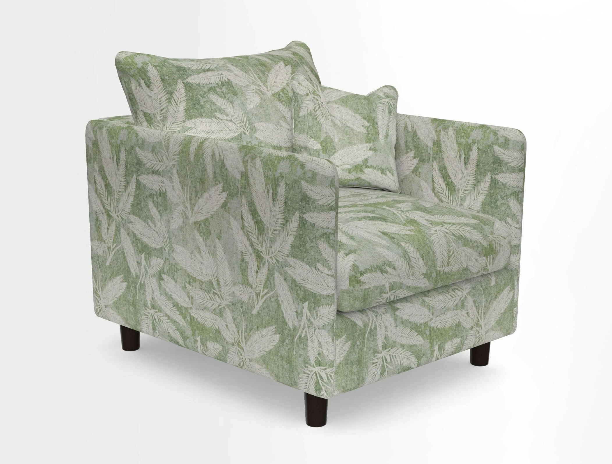 Madehurst Chair in Two Tone Plain Biscuit. Loose cover option available
