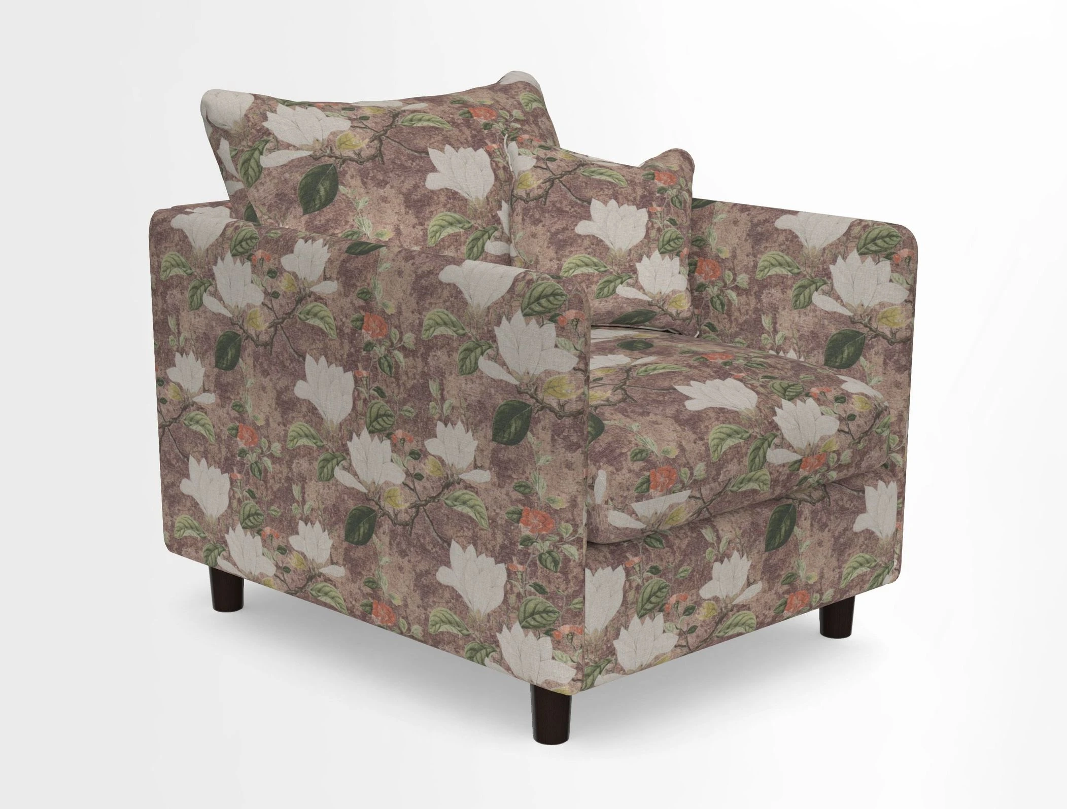 Madehurst Chair in Two Tone Plain Biscuit. Loose cover option available