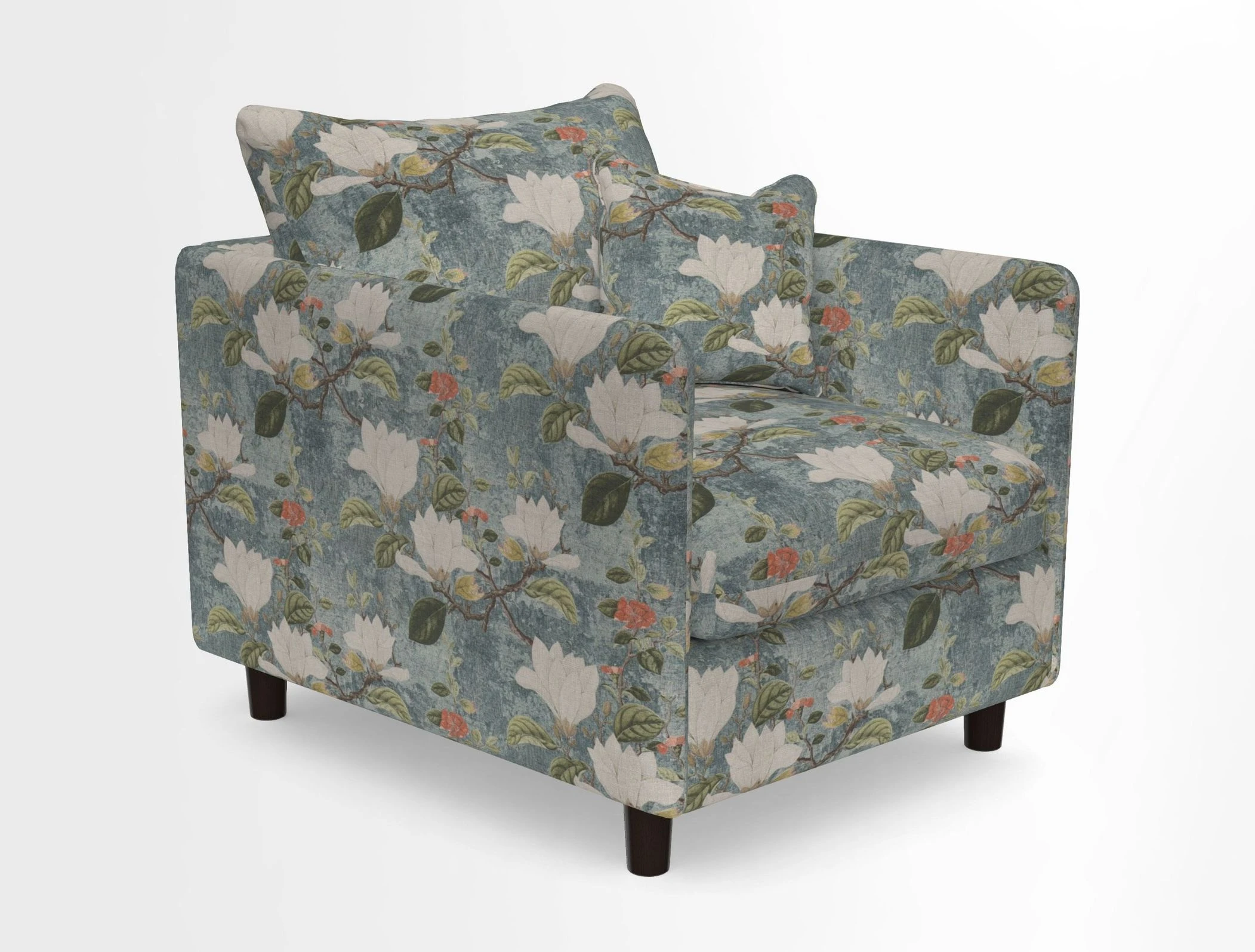 Madehurst Chair in Two Tone Plain Biscuit. Loose cover option available