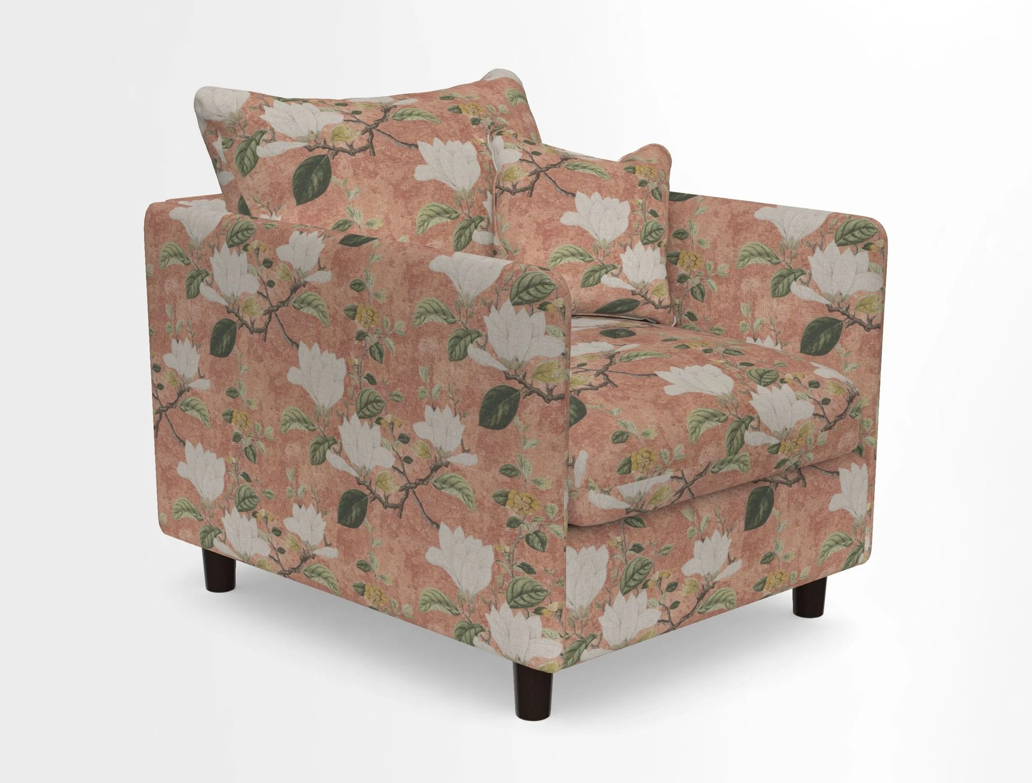 Madehurst Chair in Two Tone Plain Biscuit. Loose cover option available