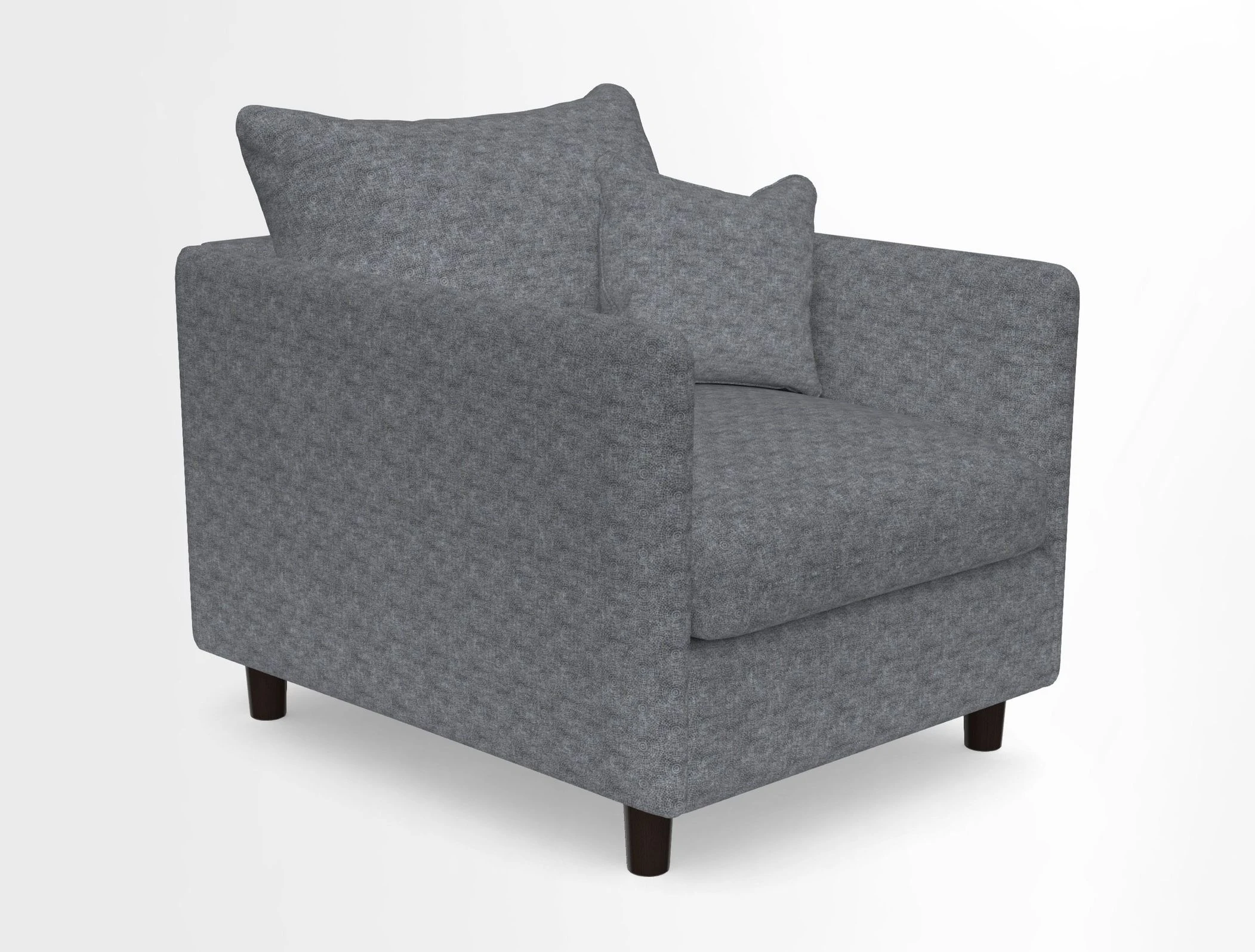 Madehurst Chair in Two Tone Plain Biscuit. Loose cover option available