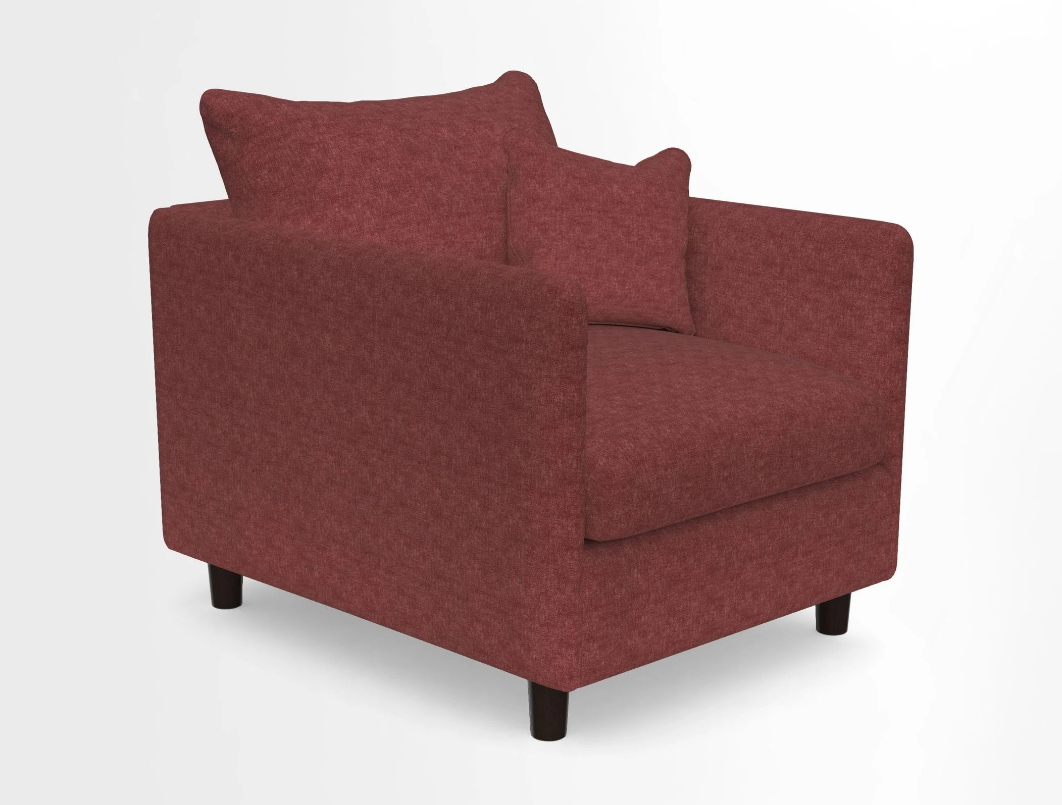 Madehurst Chair in Two Tone Plain Biscuit. Loose cover option available