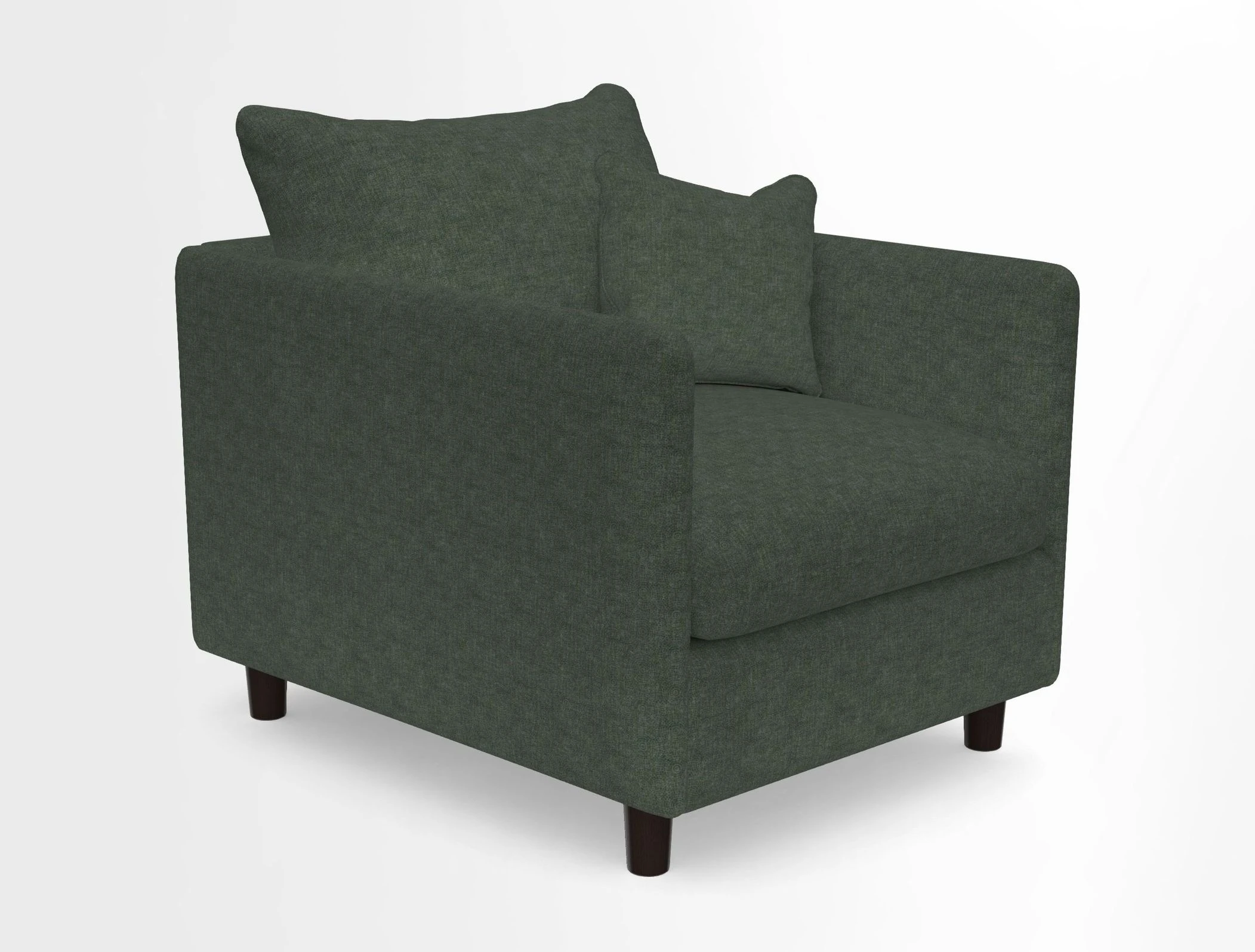 Madehurst Chair in Two Tone Plain Biscuit. Loose cover option available