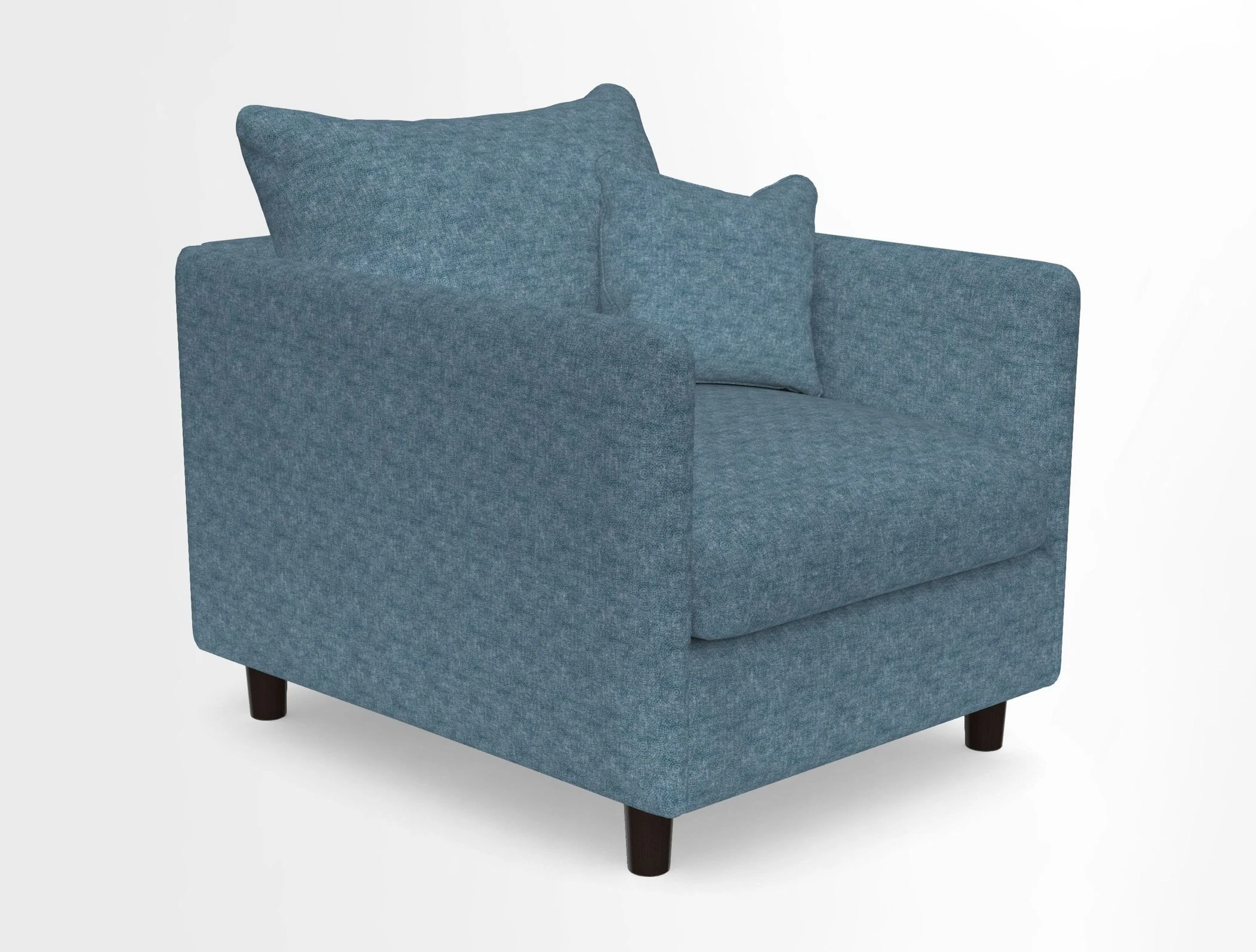 Madehurst Chair in Two Tone Plain Biscuit. Loose cover option available