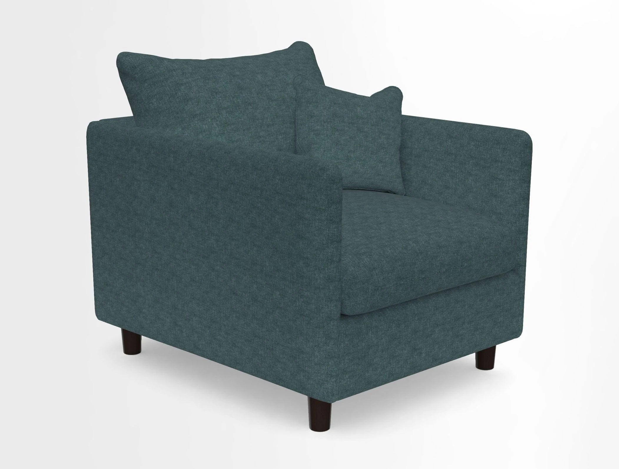 Madehurst Chair in Two Tone Plain Biscuit. Loose cover option available