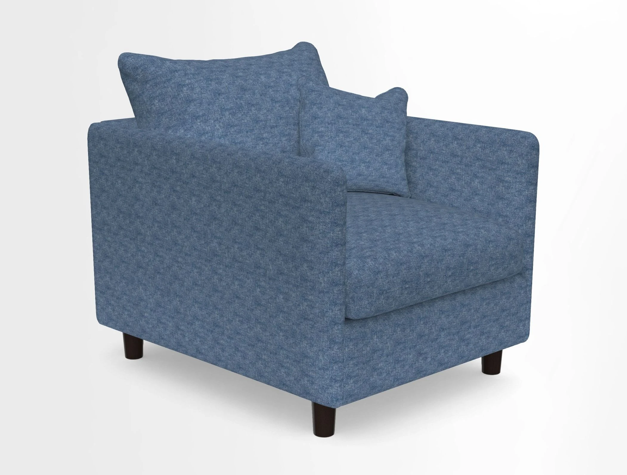 Madehurst Chair in Two Tone Plain Biscuit. Loose cover option available