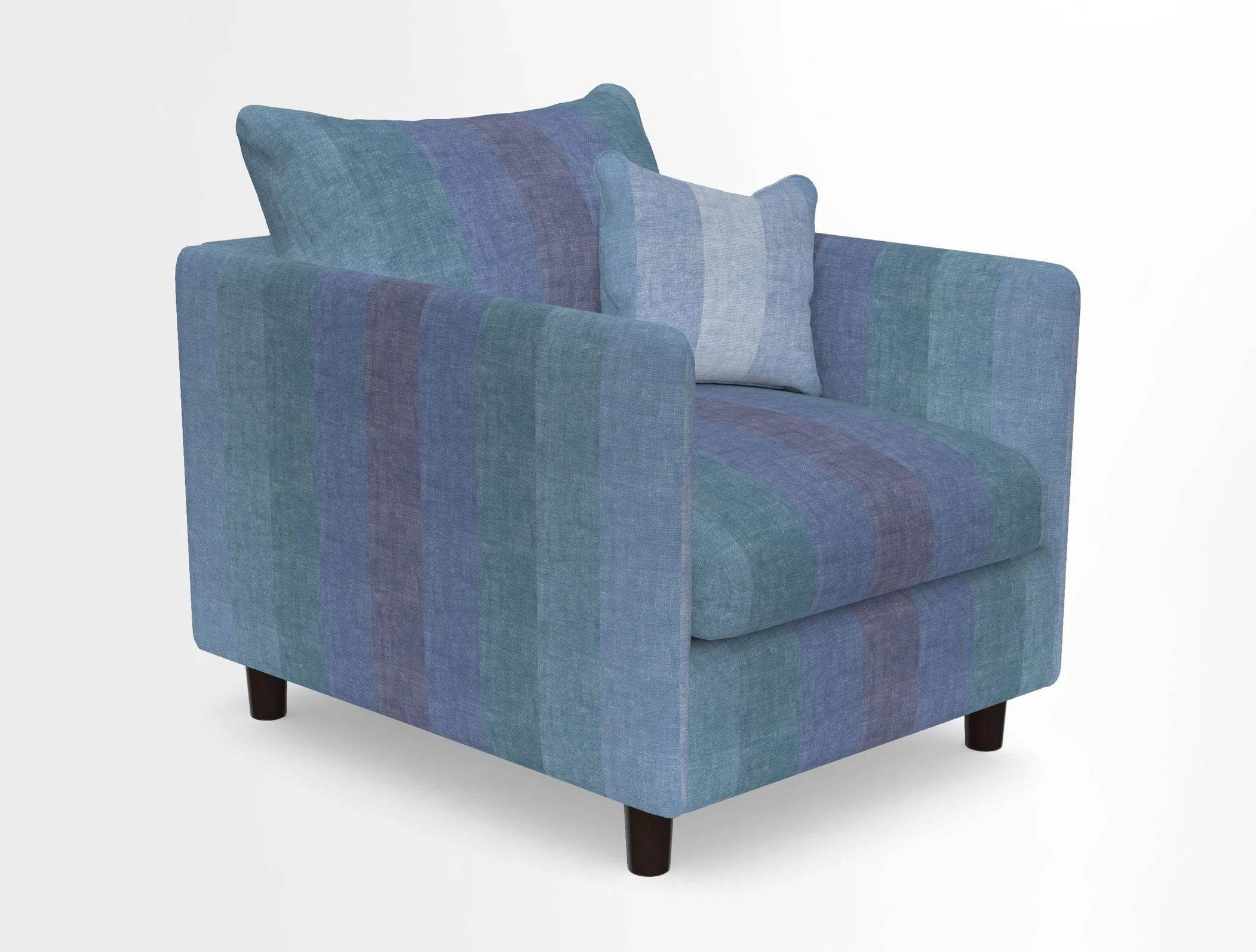 Madehurst Chair in Two Tone Plain Biscuit. Loose cover option available