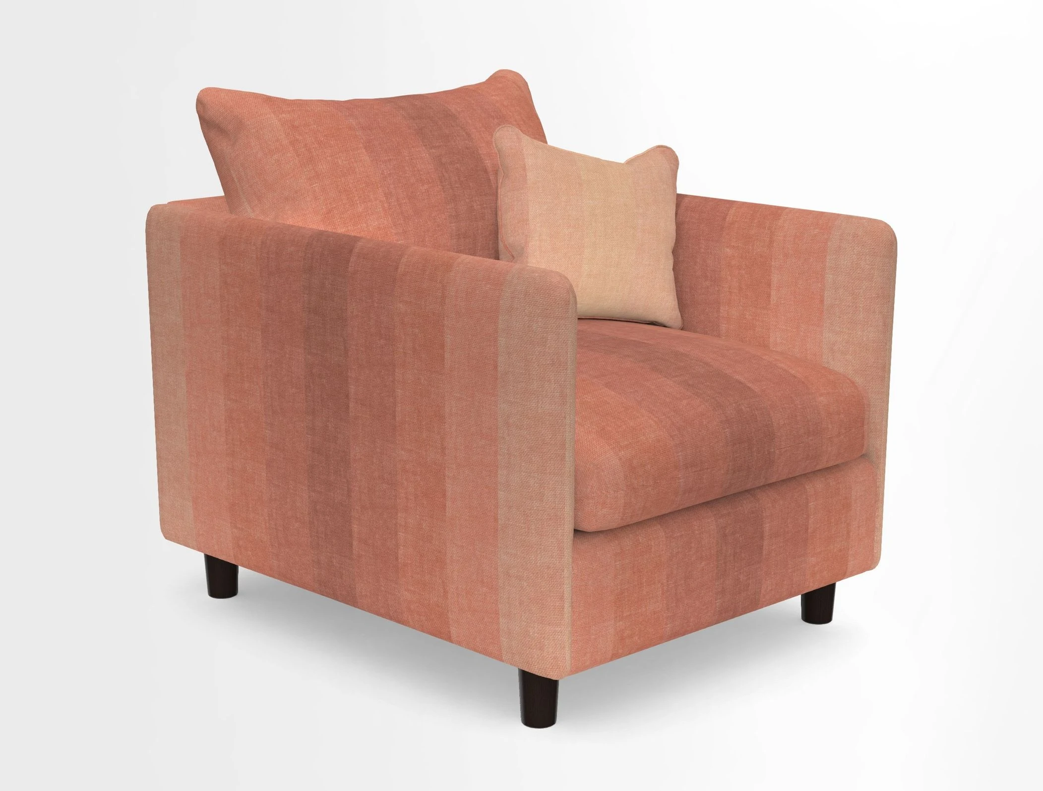 Madehurst Chair in Two Tone Plain Biscuit. Loose cover option available