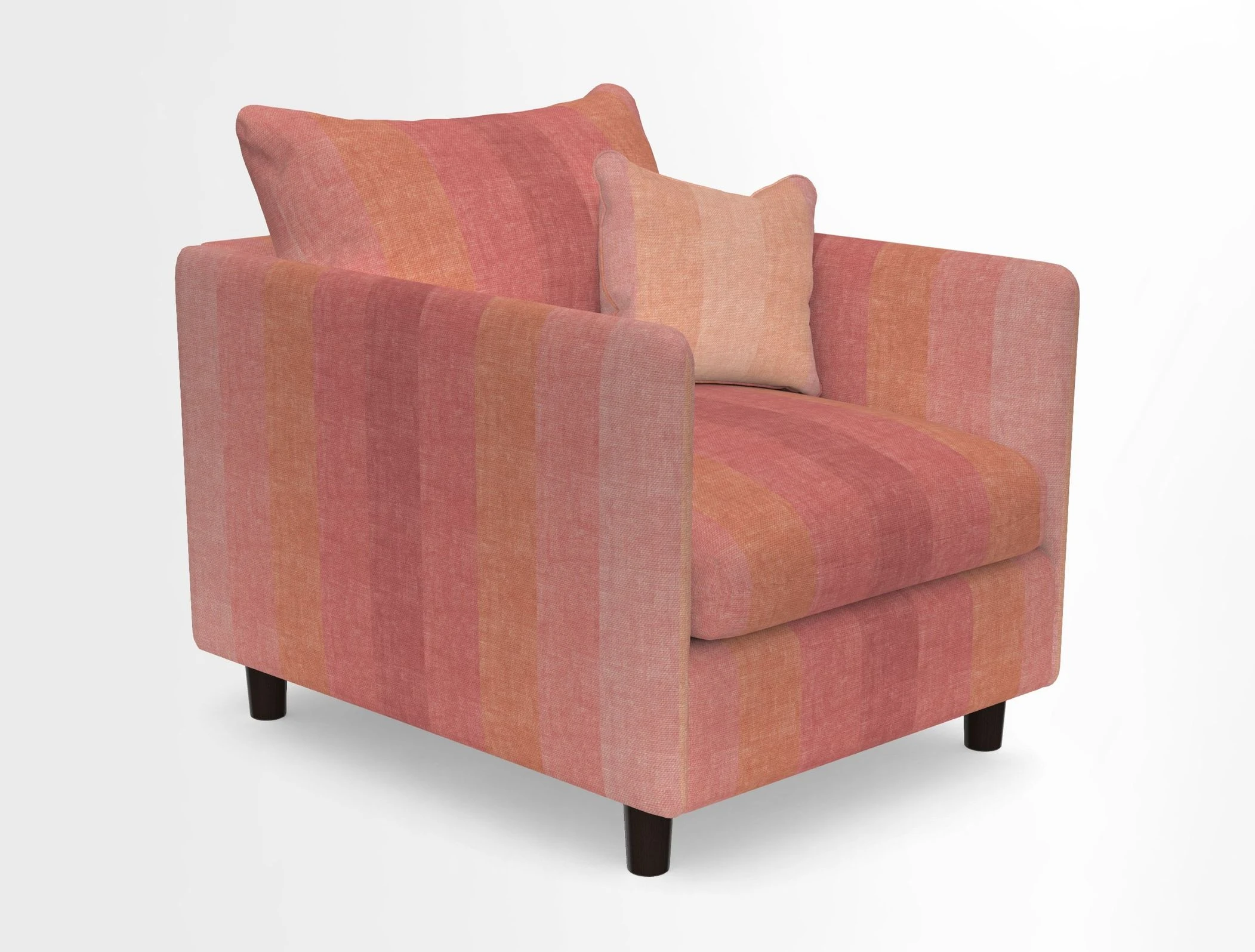 Madehurst Chair in Two Tone Plain Biscuit. Loose cover option available