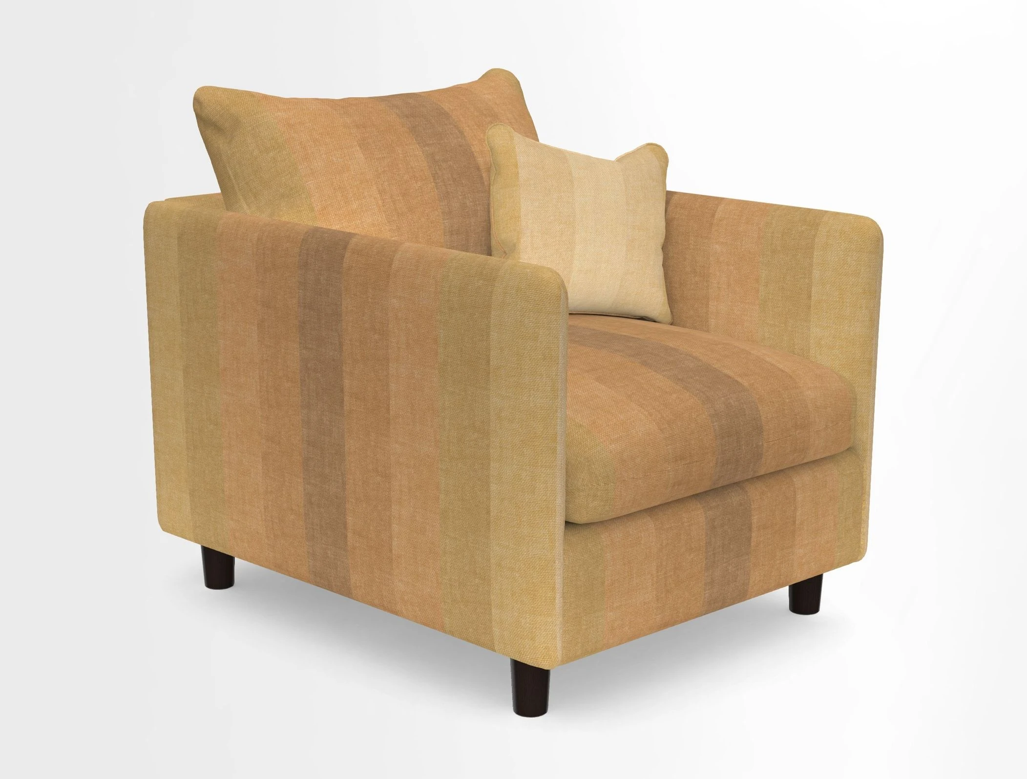 Madehurst Chair in Two Tone Plain Biscuit. Loose cover option available