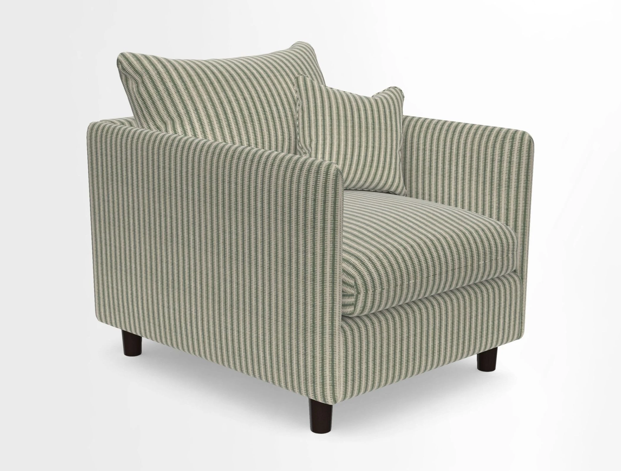 Madehurst Chair in Two Tone Plain Biscuit. Loose cover option available
