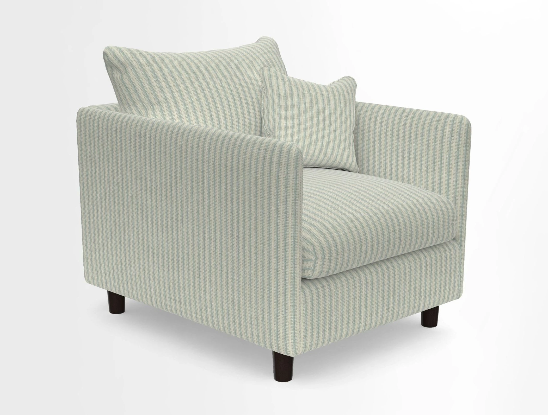 Madehurst Chair in Two Tone Plain Biscuit. Loose cover option available