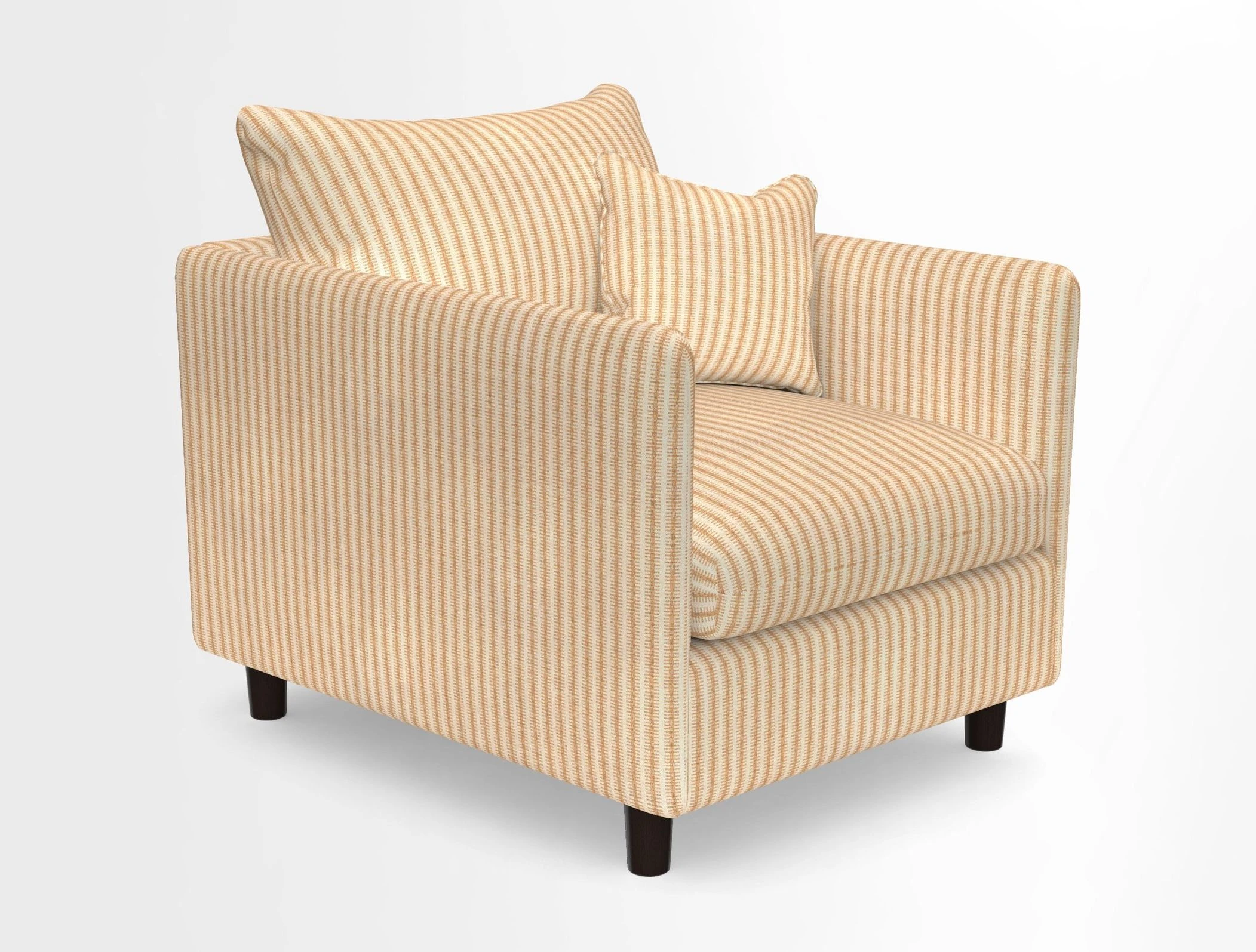 Madehurst Chair in Two Tone Plain Biscuit. Loose cover option available