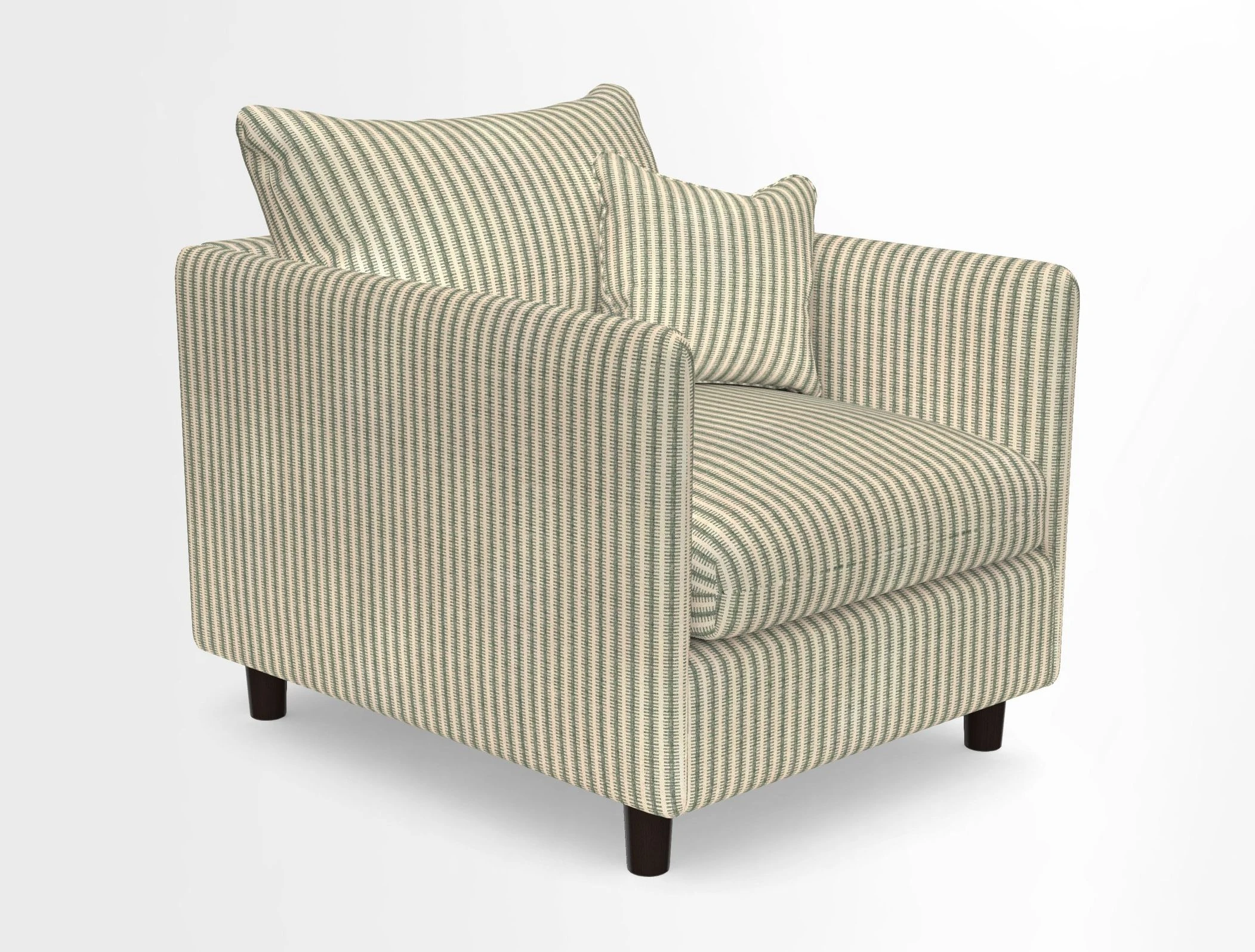 Madehurst Chair in Two Tone Plain Biscuit. Loose cover option available