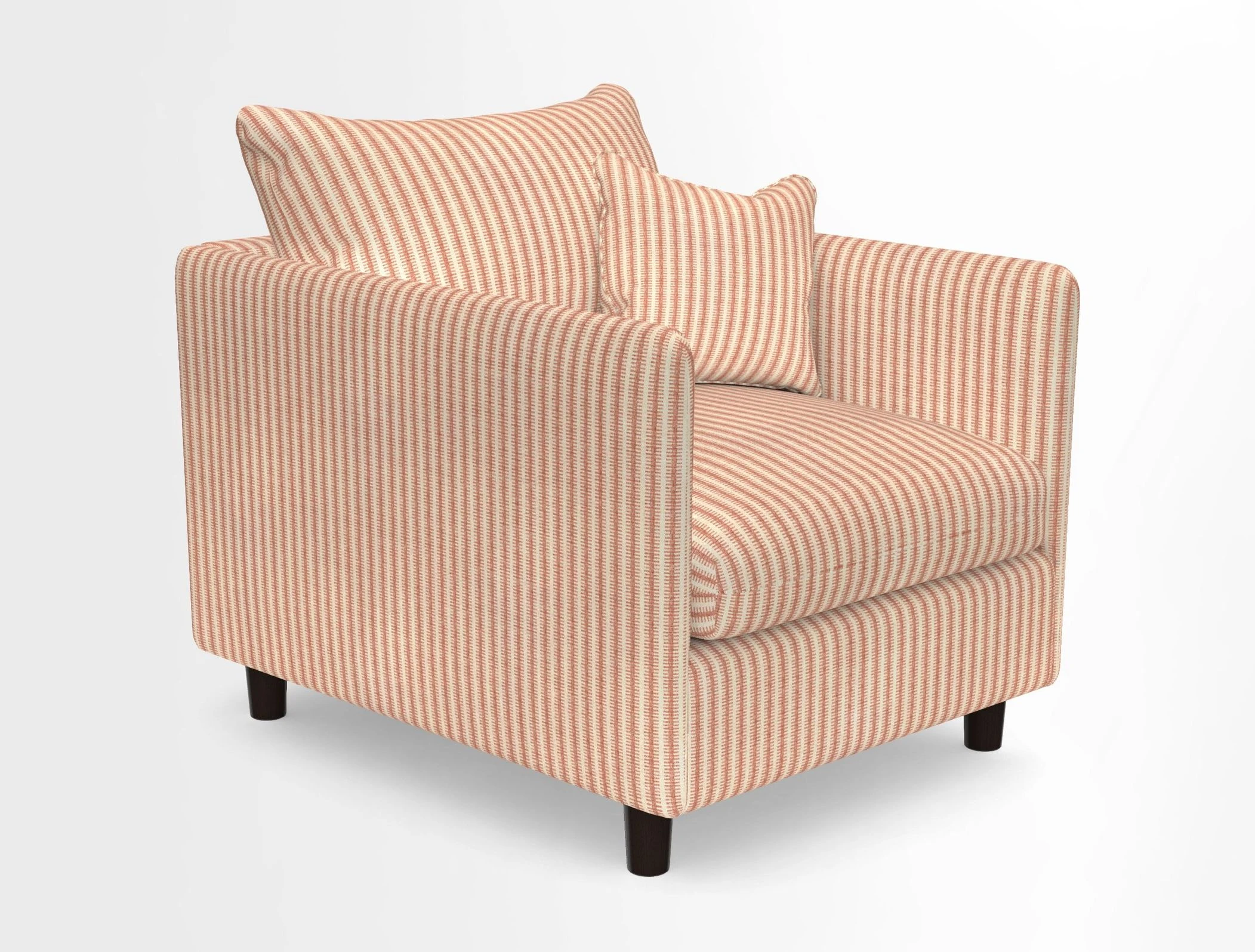 Madehurst Chair in Two Tone Plain Biscuit. Loose cover option available