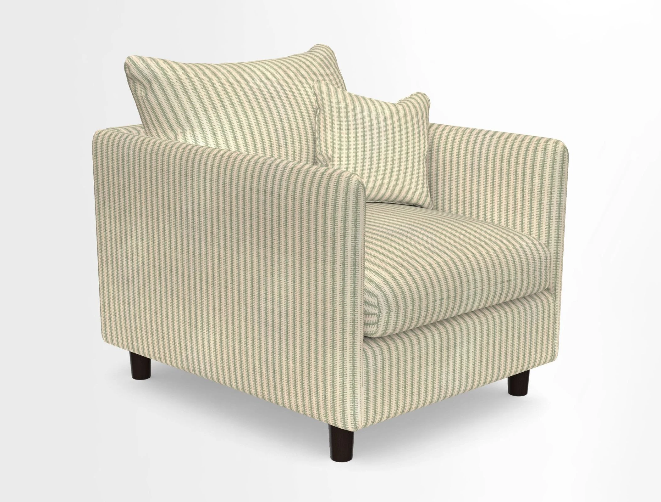 Madehurst Chair in Two Tone Plain Biscuit. Loose cover option available