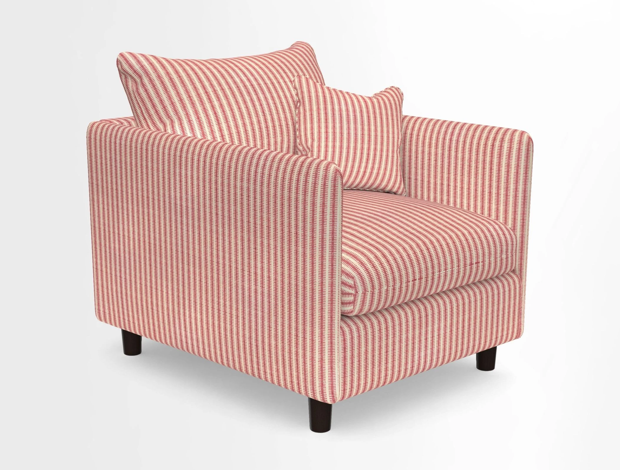 Madehurst Chair in Two Tone Plain Biscuit. Loose cover option available