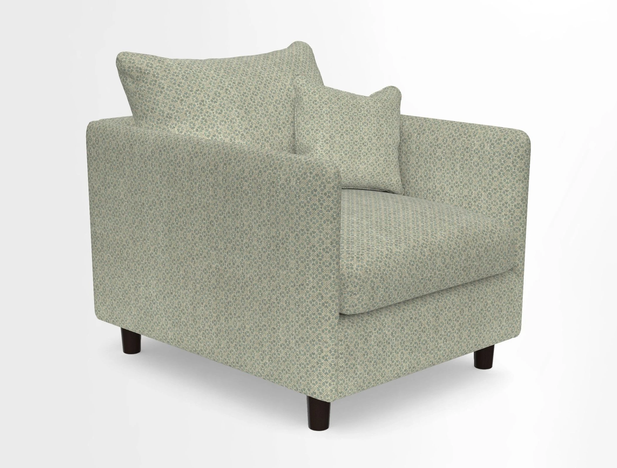 Madehurst Chair in Two Tone Plain Biscuit. Loose cover option available