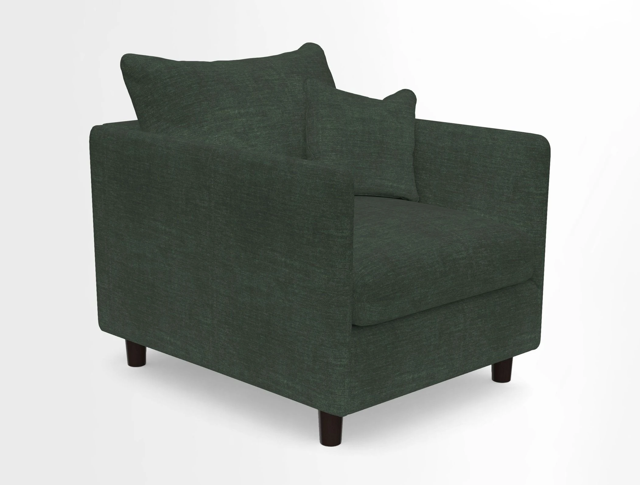 Madehurst Chair in Two Tone Plain Biscuit. Loose cover option available