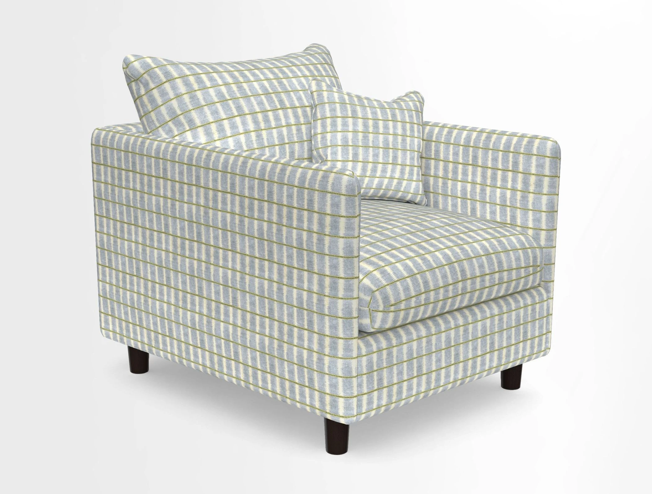 Madehurst Chair in Two Tone Plain Biscuit. Loose cover option available