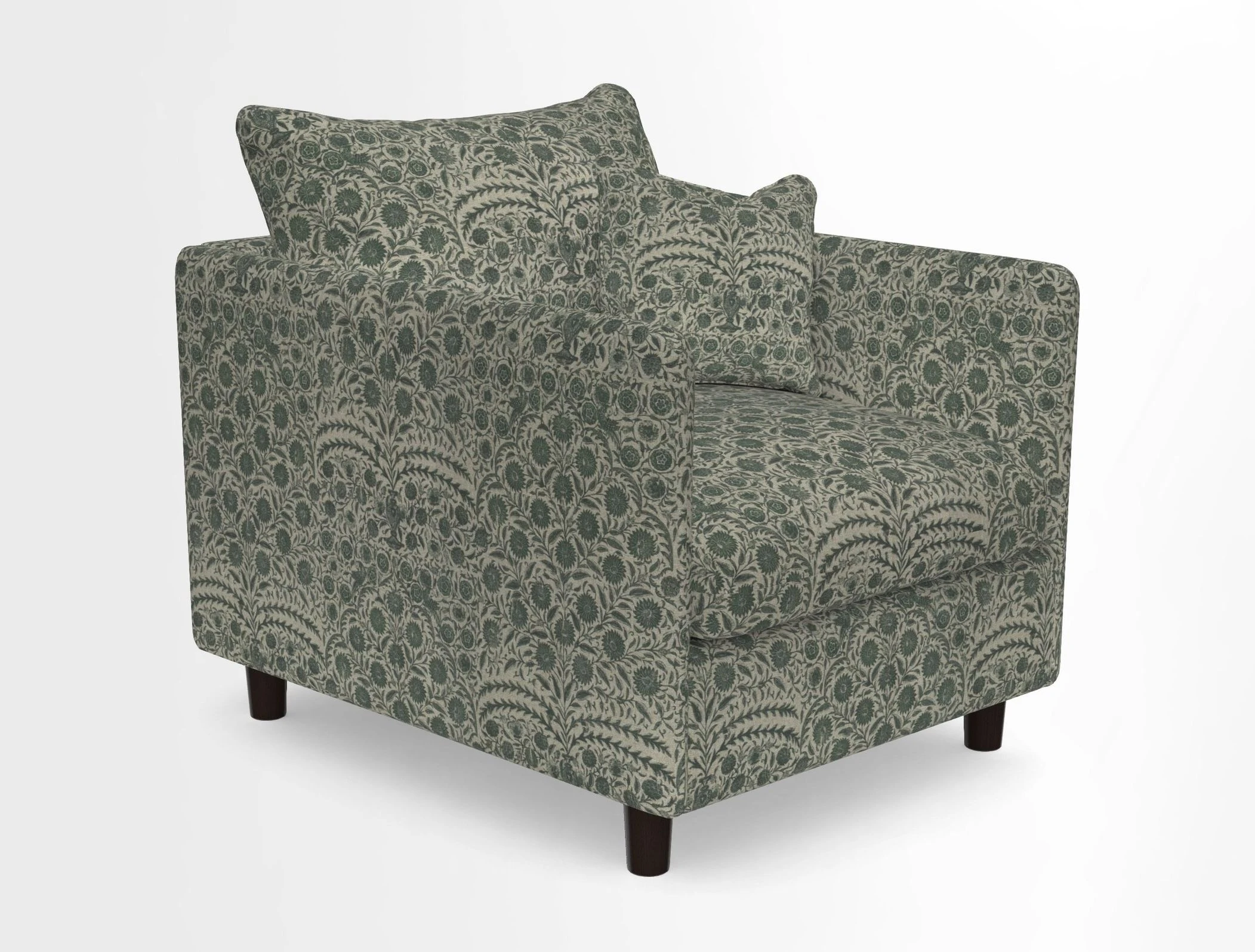 Madehurst Chair in Two Tone Plain Biscuit. Loose cover option available