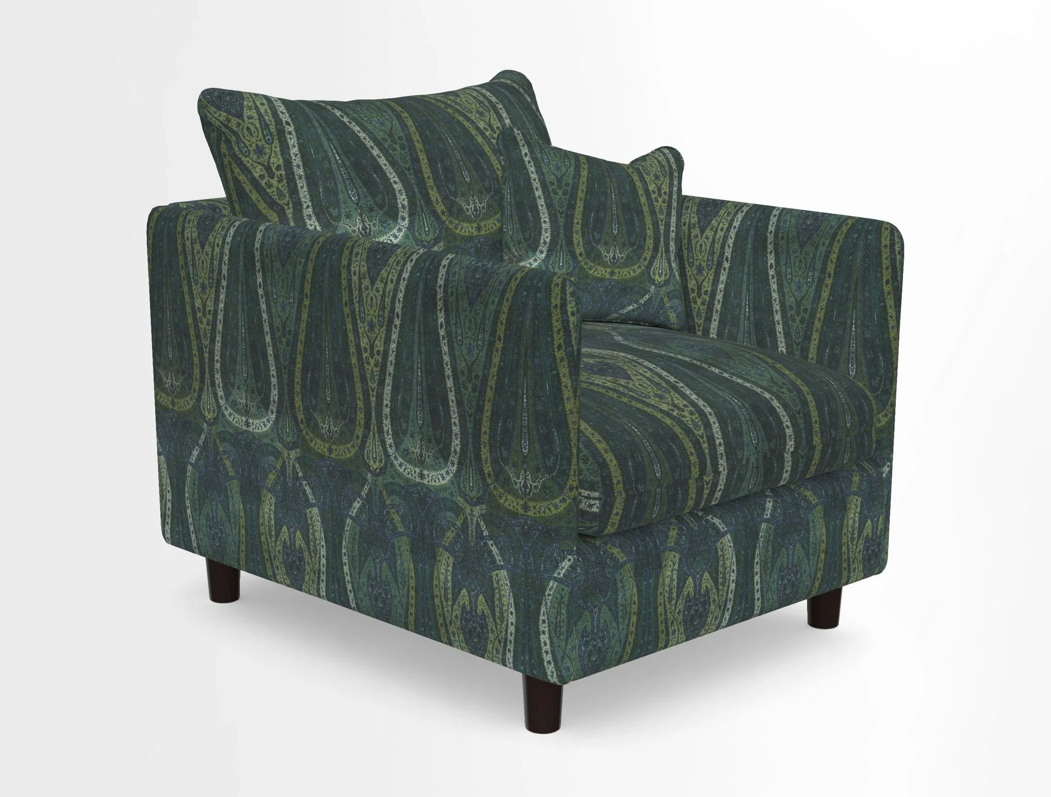 Madehurst Chair in Two Tone Plain Biscuit. Loose cover option available